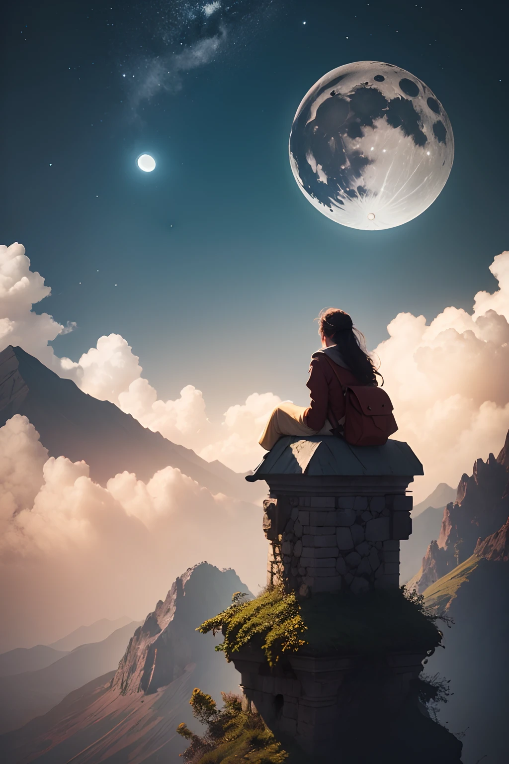 E abro a janela. Still the moon frays
Last trembling notes... The day
Afternoon will bloom by the mountain.