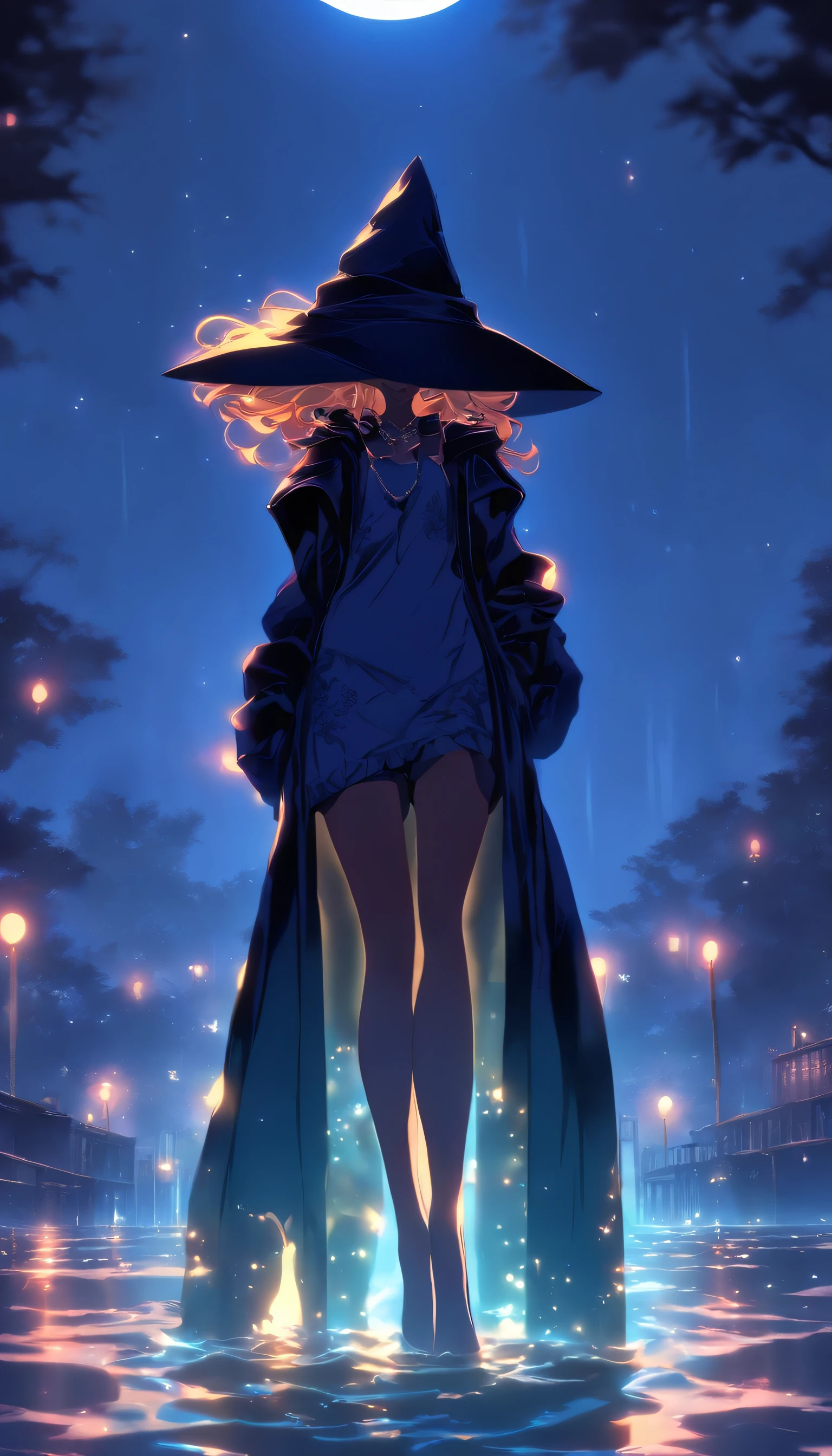 (Silhouette art,best quality,top quality,masterpiece,4k,)(fashion models),necklace,choker,collar,
(((arte em papel cortado,A world where only black exists:1.2)，
(style of 90s retro image,classical),1lady,Solo,slim body,perfect female shape,epic quality,elegant and beautiful,(kneeling up,)
(profile:1.2),ray tracing,movie level lighting，Cinematic storyboard，high heels,Moonlight,The moon behind,beautiful thighs,thin thighs,Delicate legs,beautiful legs,sexy legs,long legs)),Slender,
sunder
(Dark moon),caucasus,under water,(detailed hoodie,thigh strap),((witch hat)),