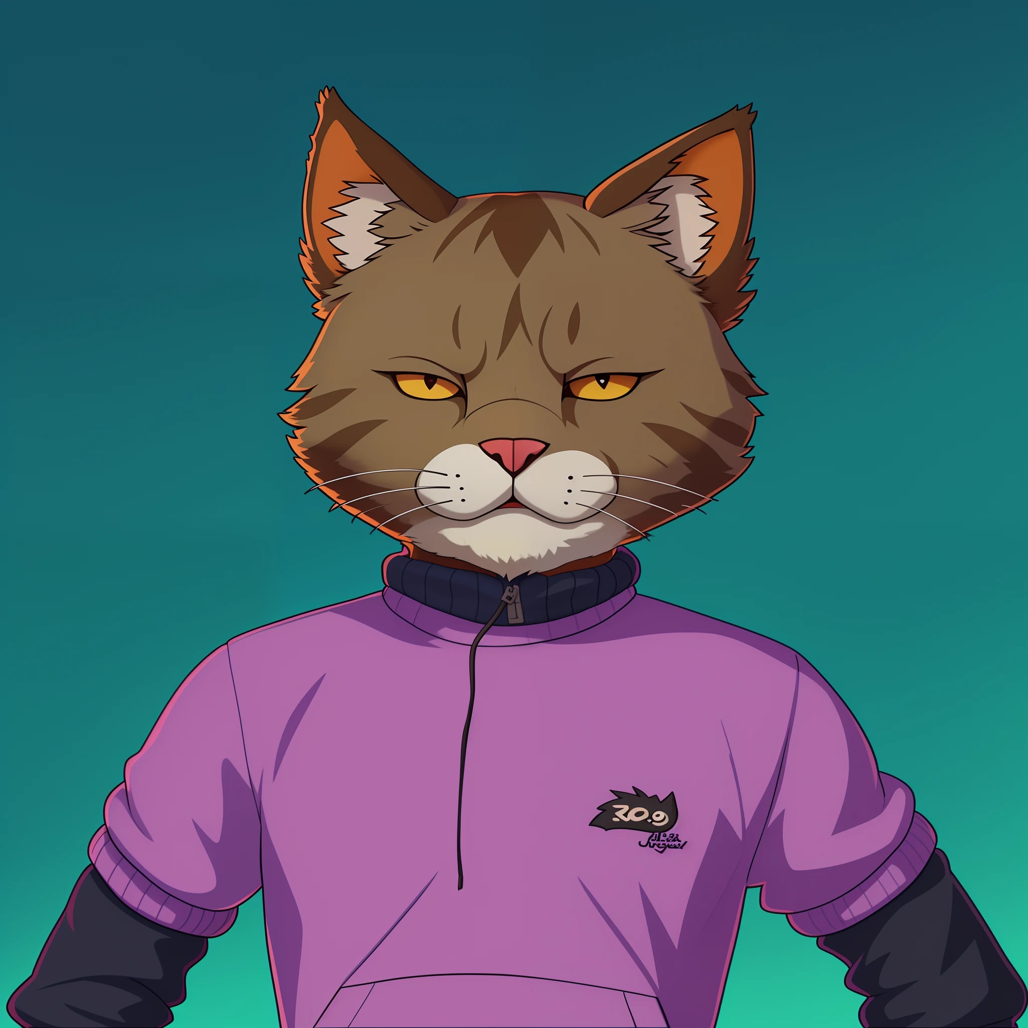There's a cat wearing a jacket and a hoodie, Retrato de personagem peludo, Clube do Gato, fursona furry art commission, um Clube do Gato, Ashfur de gatos guerreiros, personagem peludo, fursona commission, Retrato de um clube, ninja do Clube do Gatomorfo, generic furry style, Tabaxi :: Velhaco, Gato Anime Realista, Fursona usando roupas estilosas