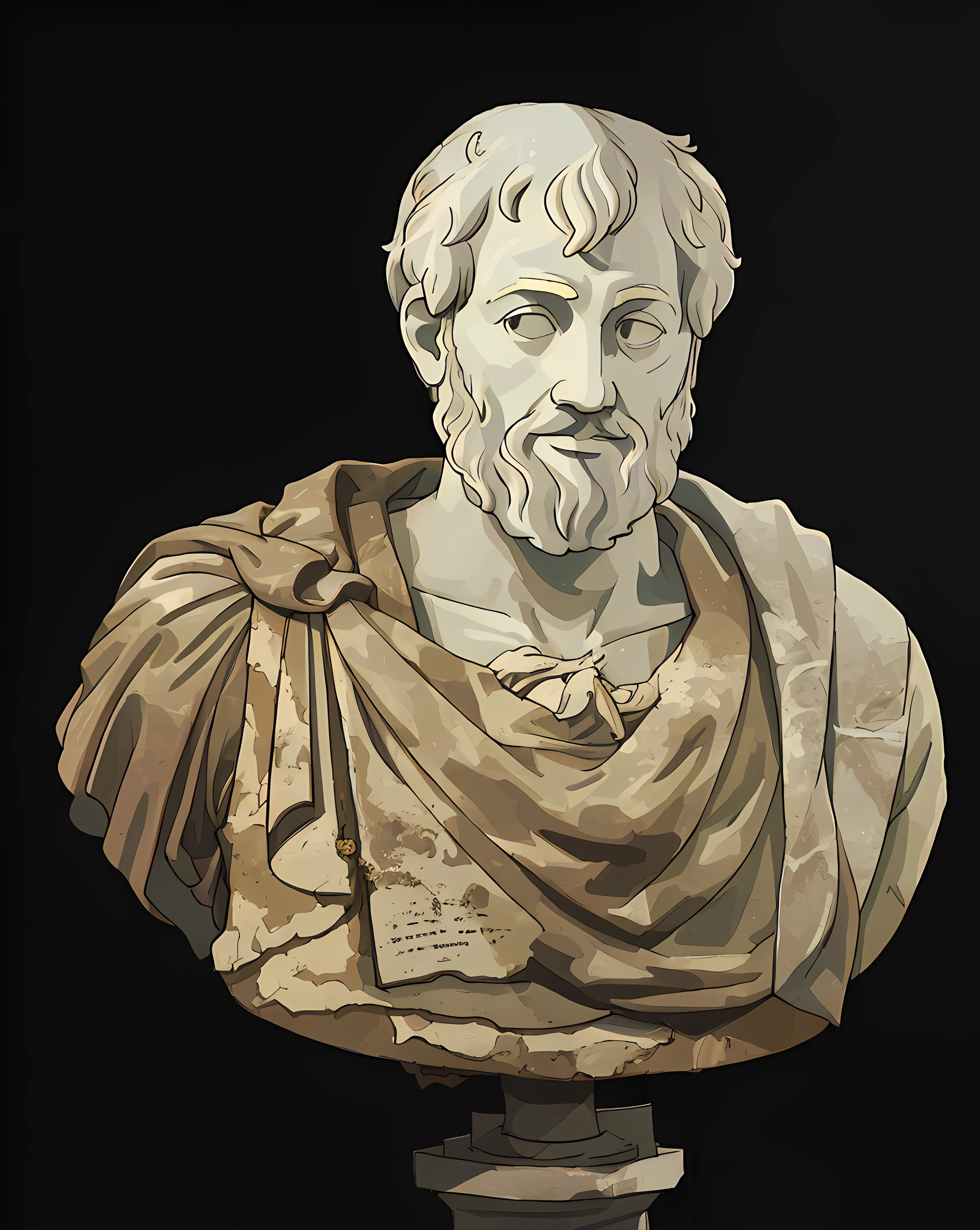 Aristotle, statue,