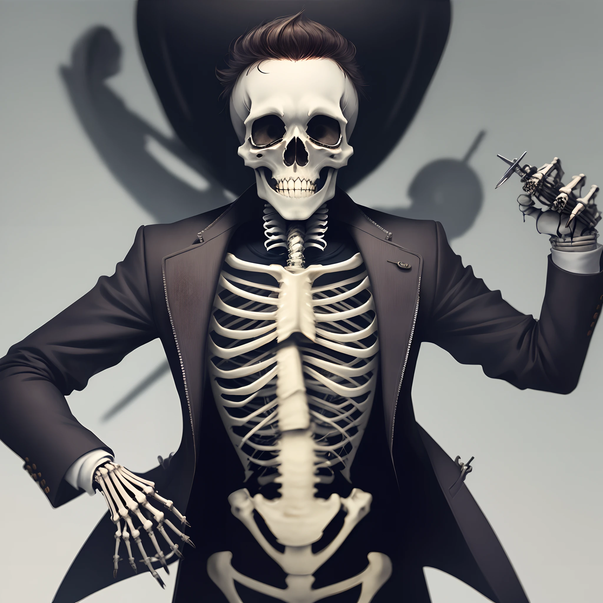 Short Gangster Skeleton