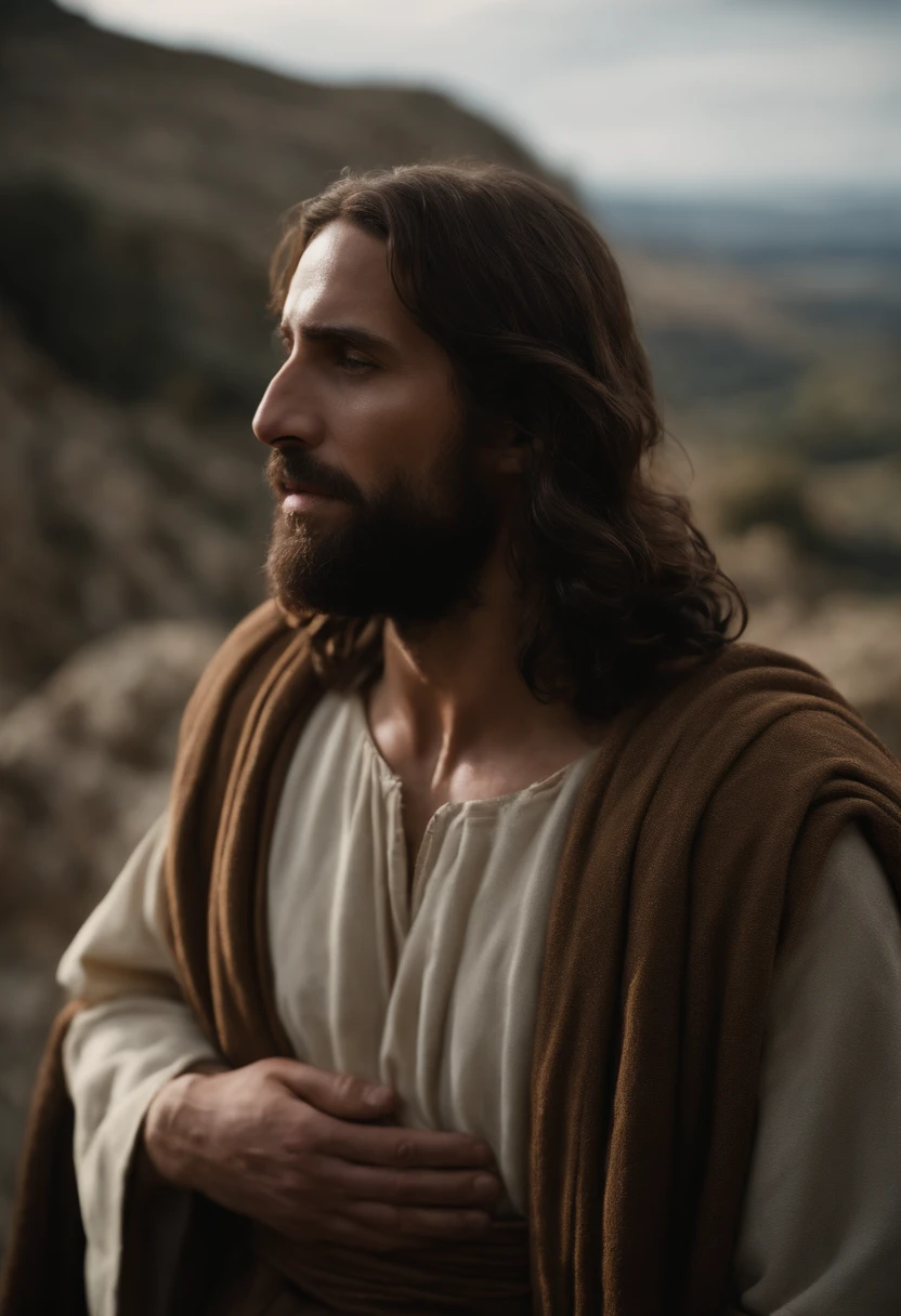 ((best quality)), ((masterpiece)), ((realistic)), jesus-christ-saying-goodbye-to-the-apostles-biblical-film-christian-religion-perfect-details-rendered-hyper realistic-cinematic-35-mm-svema-color-125-film-muted-natu-534268356