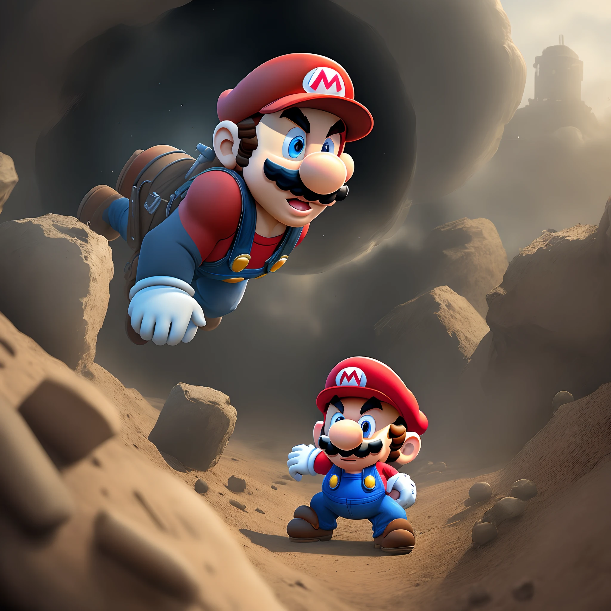 Mario in the war