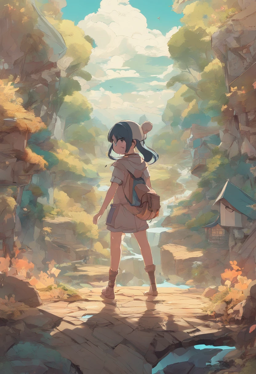 (best quality,4k,8k,highres,masterpiece:1.2),ultra-detailed,(realistic,photorealistic,photo-realistic:1.37),portraits,Fionna the girl from Adventure Time in anime style from Science Saru studio (Lu Over the Wall), flat pastel colors and semi-straight abstract strokes, hashura shadows, epic action pose, broad body.