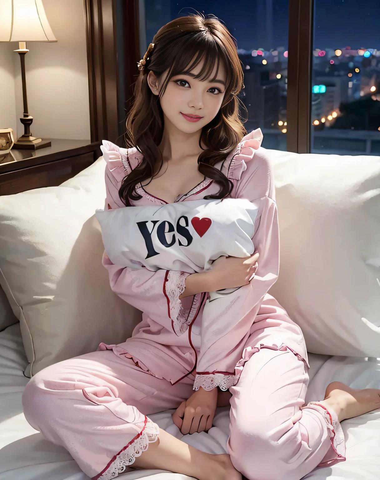 white pillow