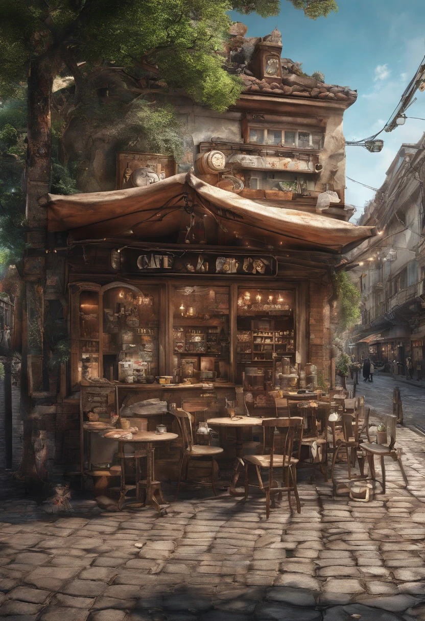 everyday,People will rush past it,No one will stop。Sin embargo,This café is a magical place,Something amazing often happens