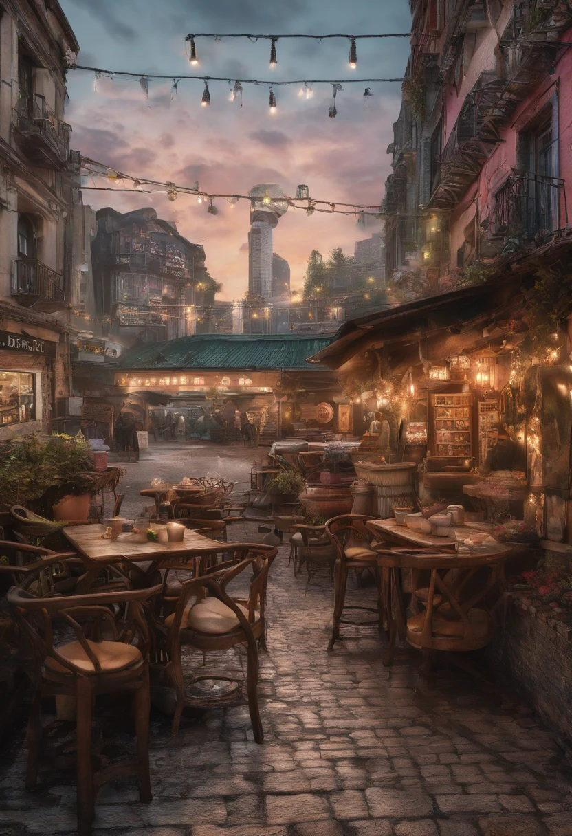 everyday，People will rush past it，No one will stop。Sin embargo，This café is a magical place，Something amazing often happens