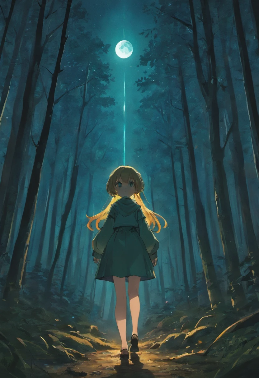 Immersive Art, horror, Night Forest, Digital Painting, Dark Woods, Magical Forest, Nocturnal Art, Mystical Atmosphere, Moon night, Digital Artwork, Serene WildernessTwilight Woods, Mystical Art, Dark Forestscape, Nighttime Tranquility, Digital Nature, Nightfall Canvas, Whimsical Trees, Nighttime Serenity, Looked up View