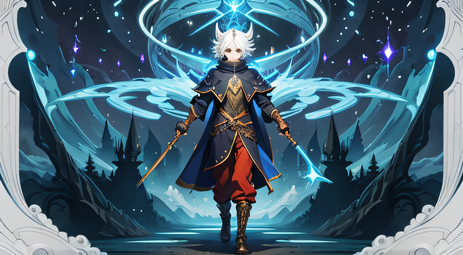 Surreal magic action RPG gameplay style graphics