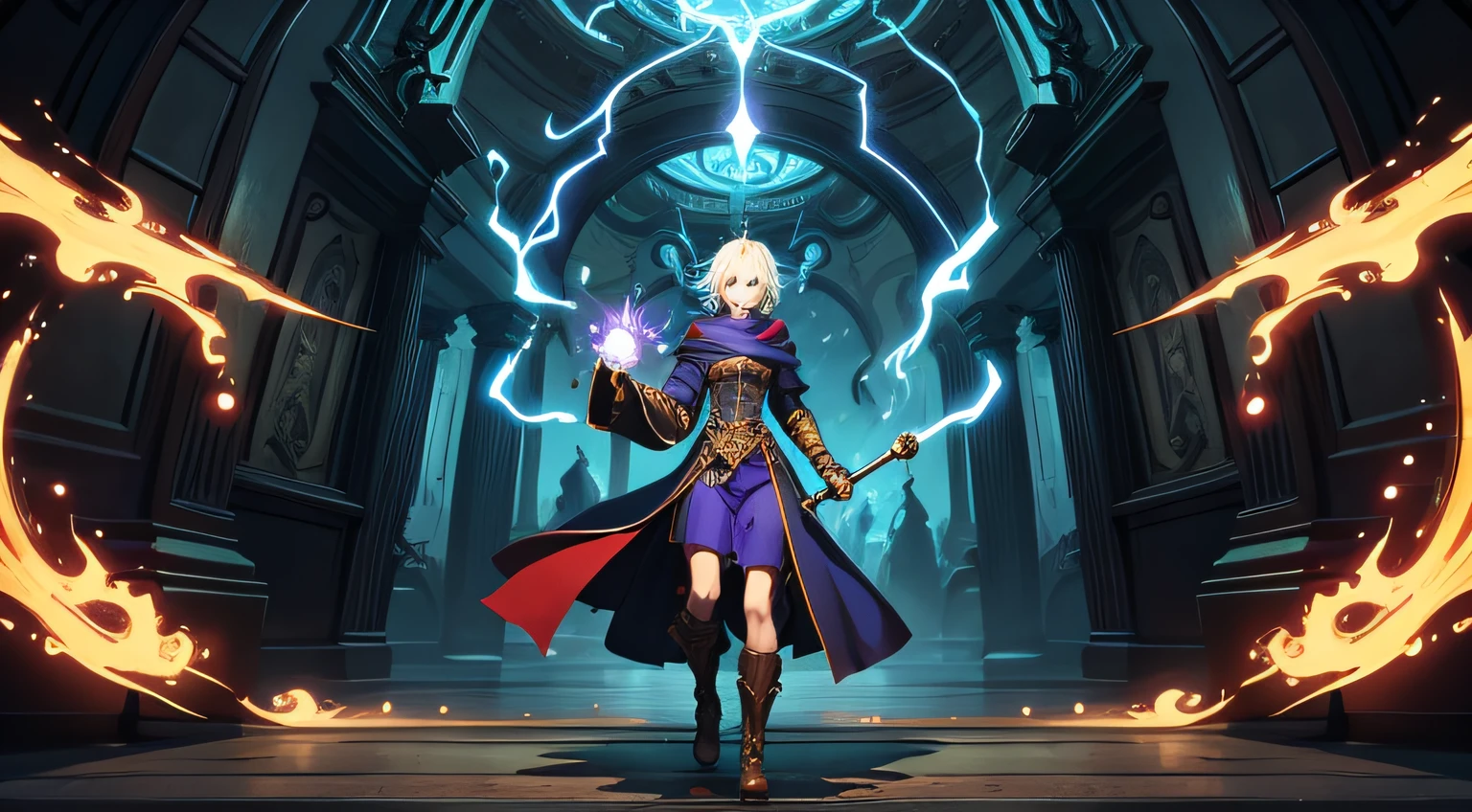 Surreal magic action RPG gameplay style graphics