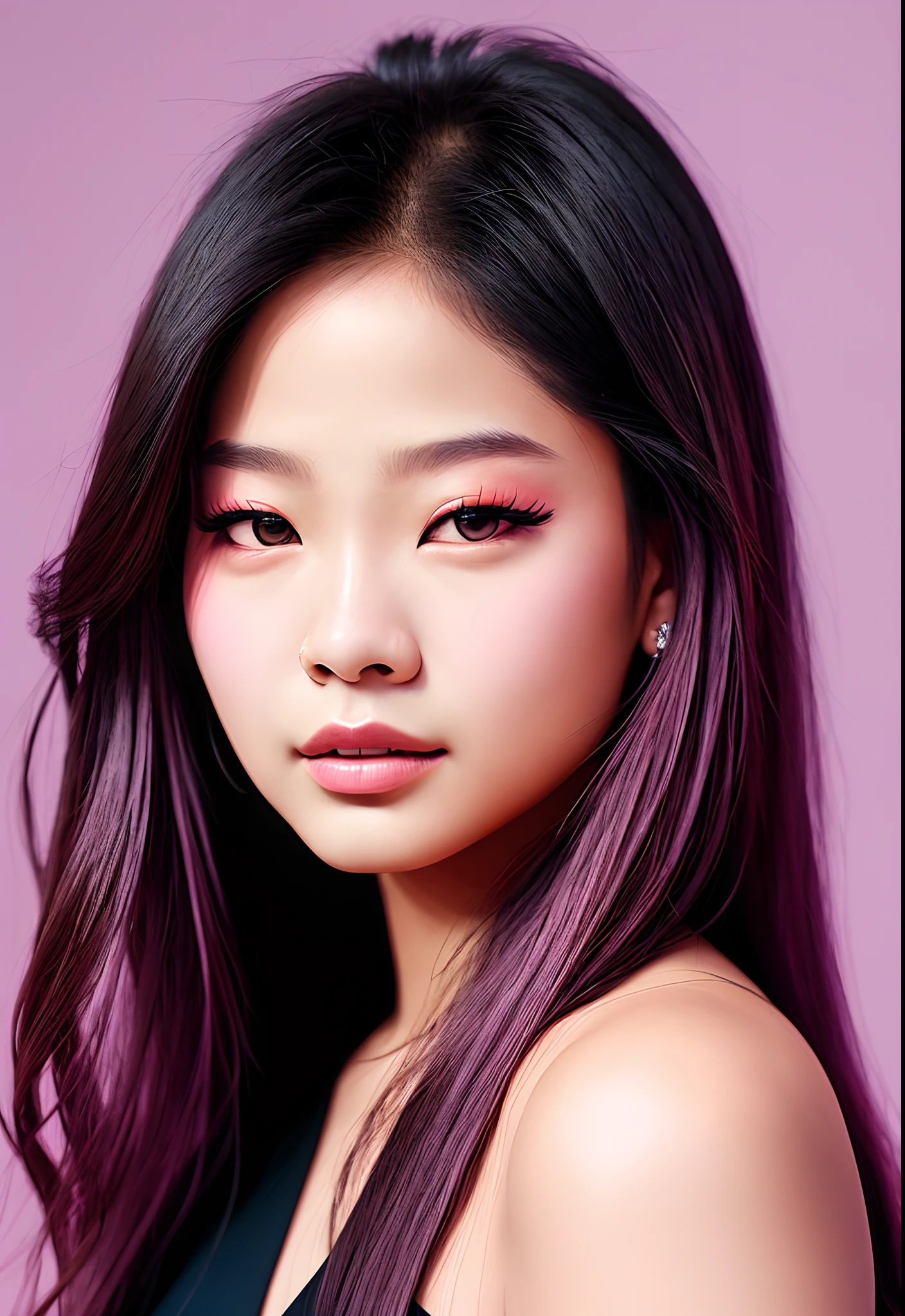 jennie blckpink as a model realistic photo