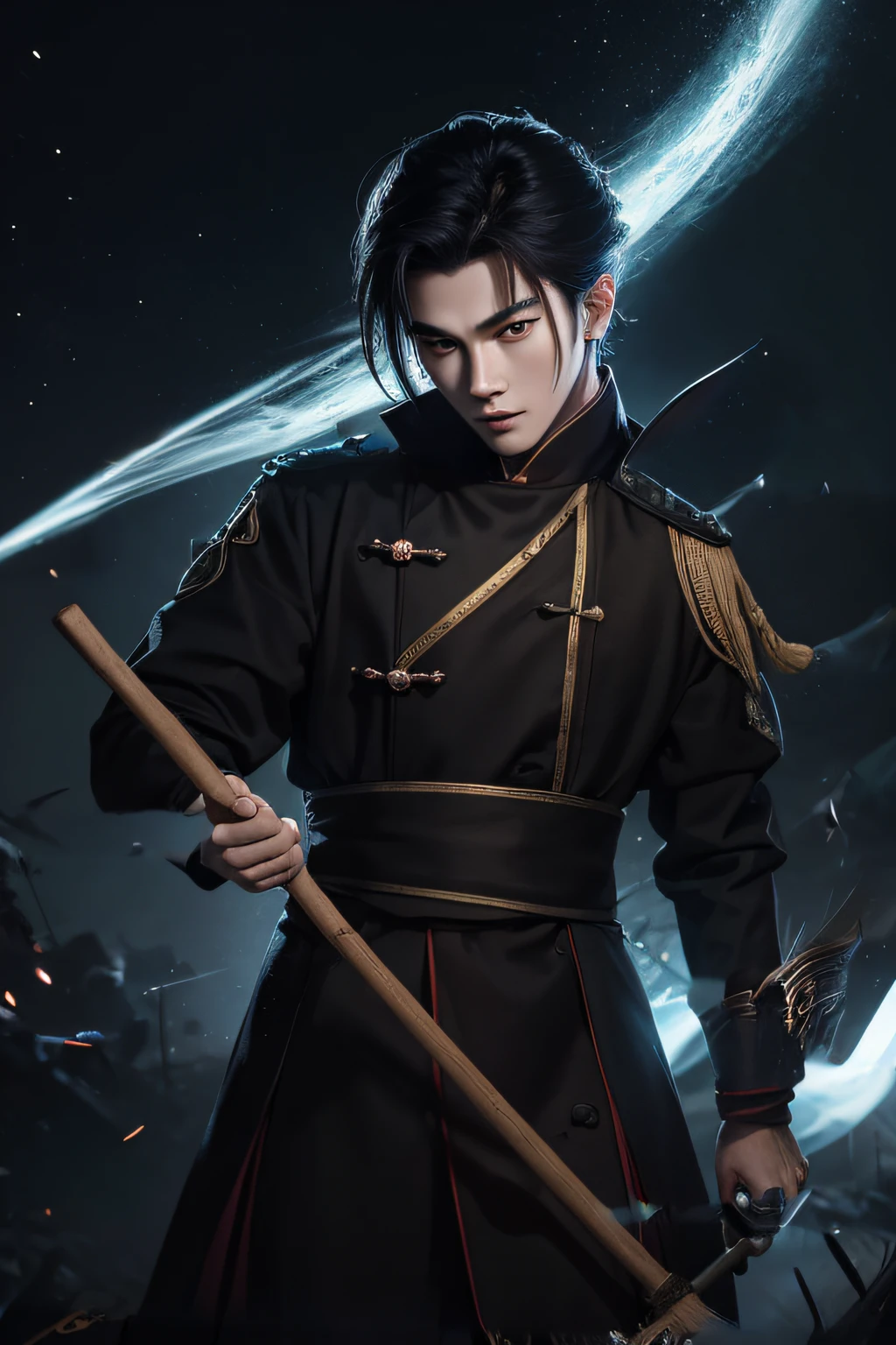 The young man muttered,Broom in hand,Swept towards the ghost that was a thousand zhang high。
Yikes...