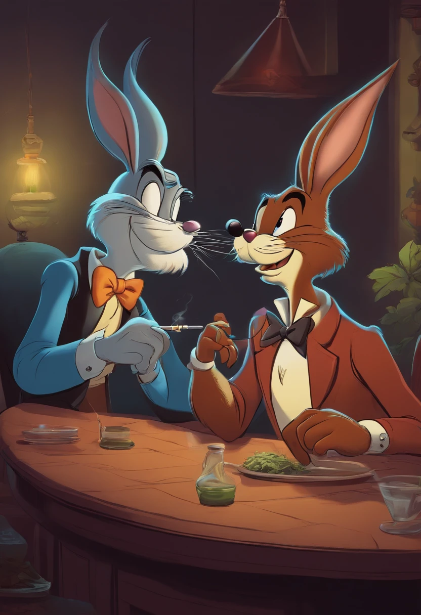 characters from looney tunes smoking weed