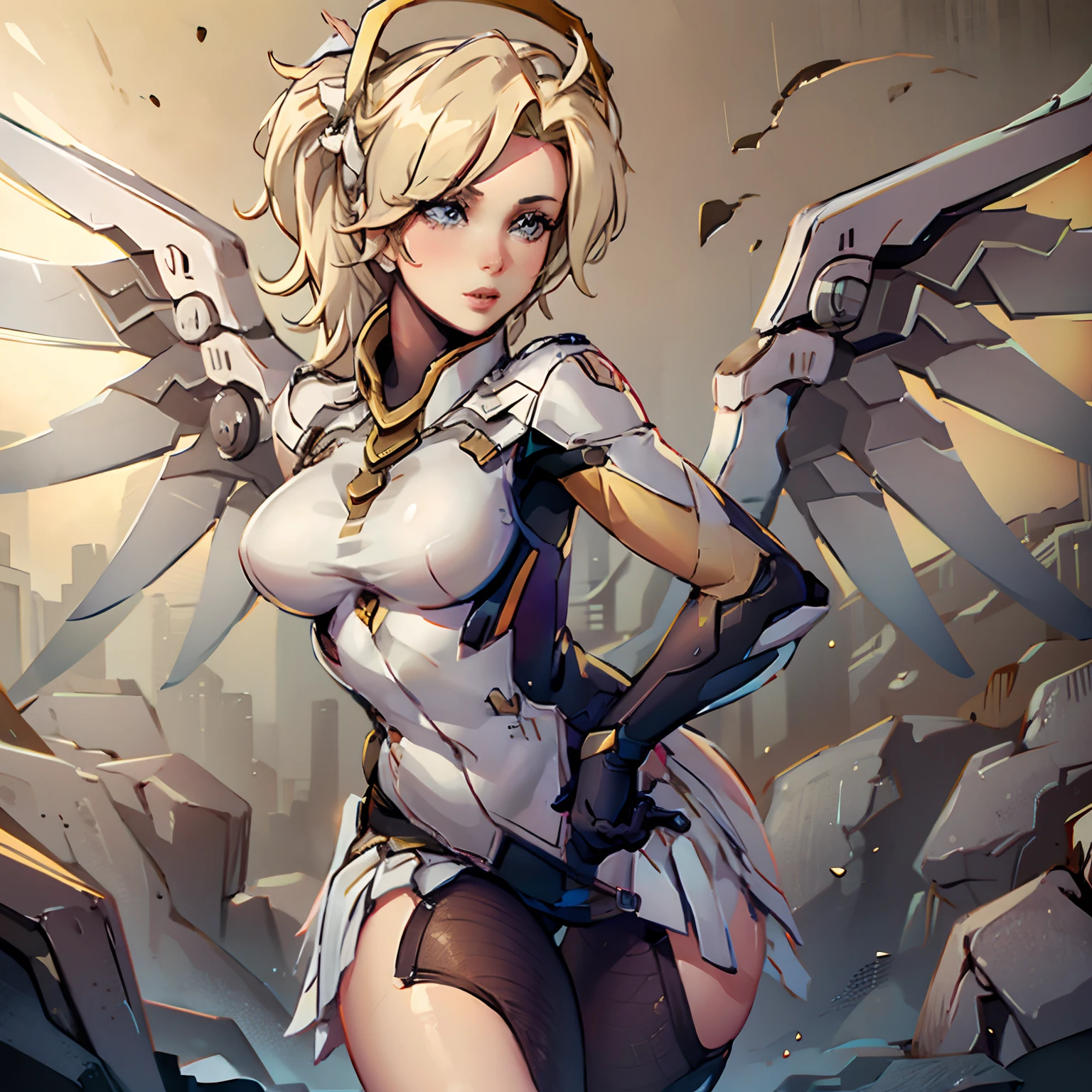 Mercy in sexy pose