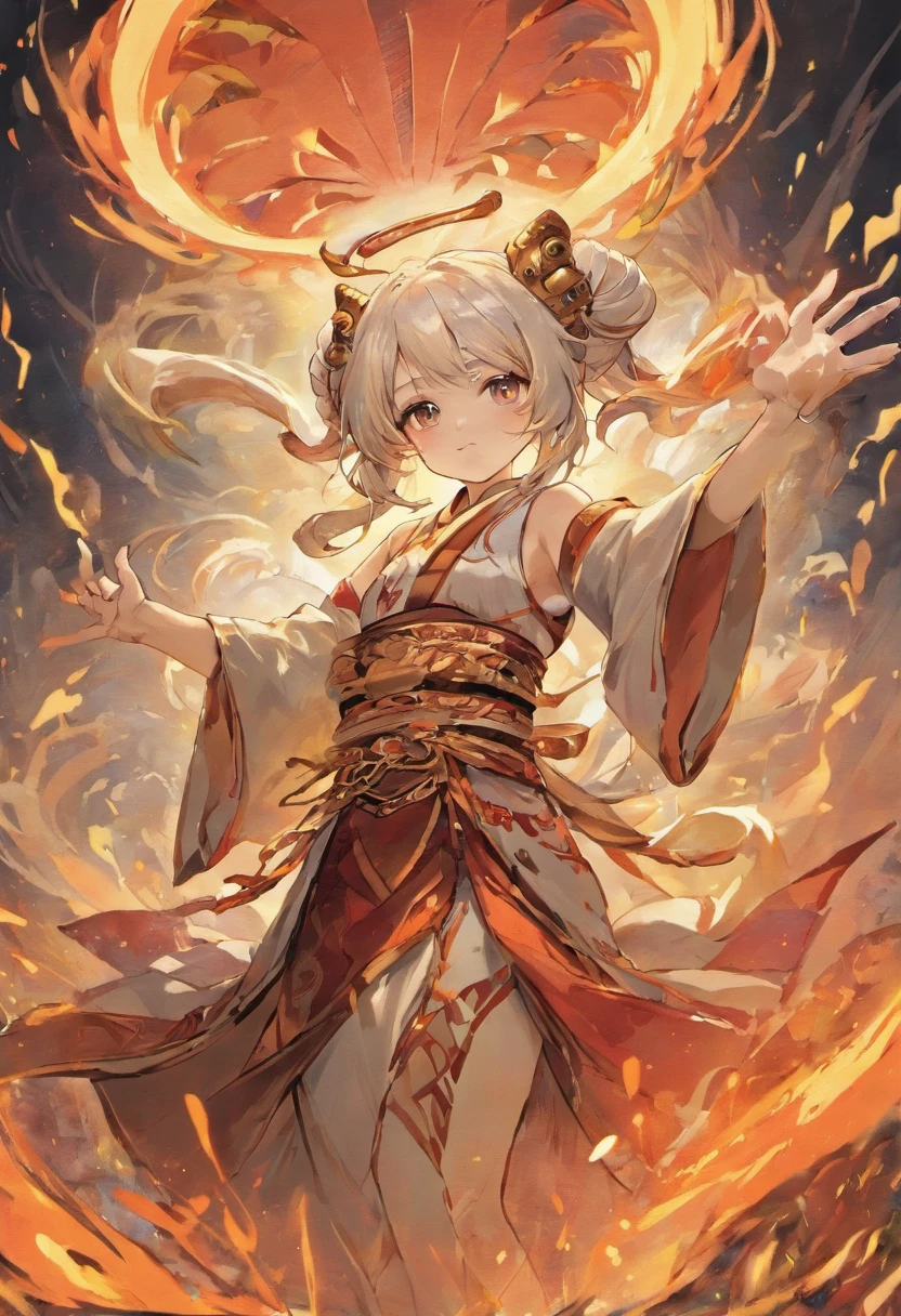 ,(ultraclear),(best qualtiy)CG artists' work depicts legends
Chinese Aries mythology. This is one of them
Huge cow body and white hair, The details are full of the artist's
Creativity and imagination.There are mythical dragon horns, Painting style
Use Chinese ink painting techniques,
And the one in the painting seems to fly in
Air in ink landscape painting. The work is
Full of traditional charm and mystery
Chinese culture, Make people feel like they are
In the world of myths and legends, --AR 3:4 --V 5