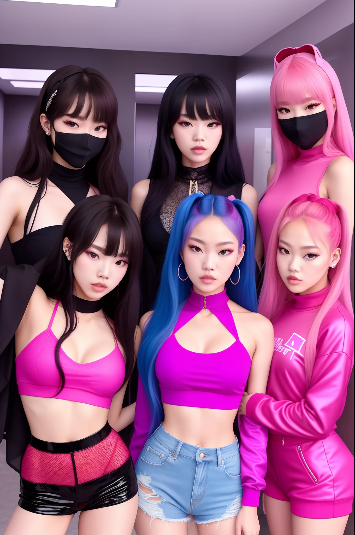 Blackpink robbing a bank