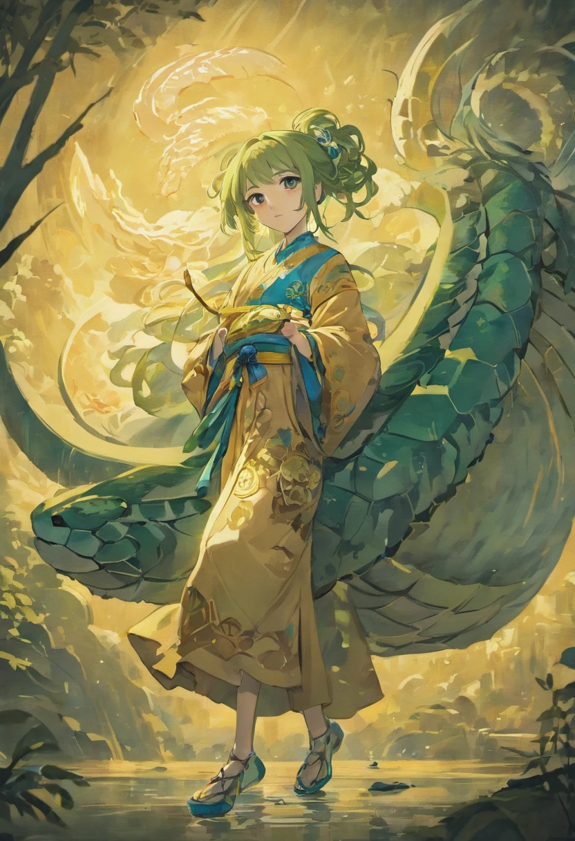 ,(ultraclear),(best qualtiy)The work of a CG artist depicts legends
Chinese sacred beast turtle. It's one
A huge body and a brilliant carapace
jewel, A boy dressed in a black Hanfu on the back of the sacred beast turtle is full of details of the artist
Creativity and imagination. Painting style
Chinese ink painting techniques are used,
And the one in the painting seems to fly in
Air in ink landscape painting. The work is
Full of traditional charm and mystery
Chinese culture, Make people feel like they are
In the world of myths and legends, --AR 3:4 --V 5