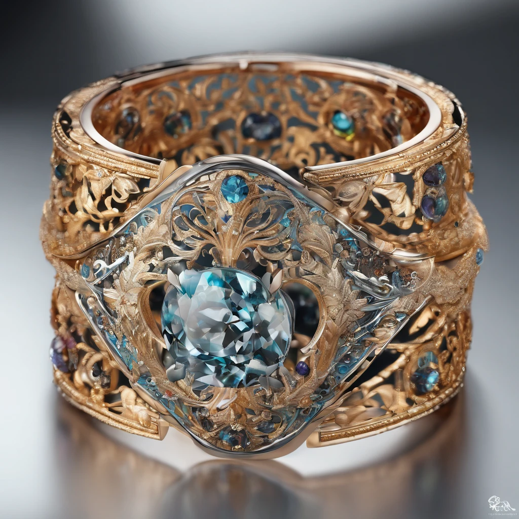 (best quality, highres, ultra-detailed, realistic, vivid colors), metal ring, unique design, intricate pattern, shiny surface, polished finish, fine craftsmanship, reflective qualities, metallic sheen, hammered texture, ornate detailing, antique appearance, vintage-inspired, aged patina, intricate filigree, gemstone embellishments, contrasting tones, intricate engravings, luxurious accessory, fashion statement, eye-catching, elegant, minimalistic design, contemporary style, bold and edgy, fashionable jewelry, high-end fashion, accessory for special occasions, statement piece.