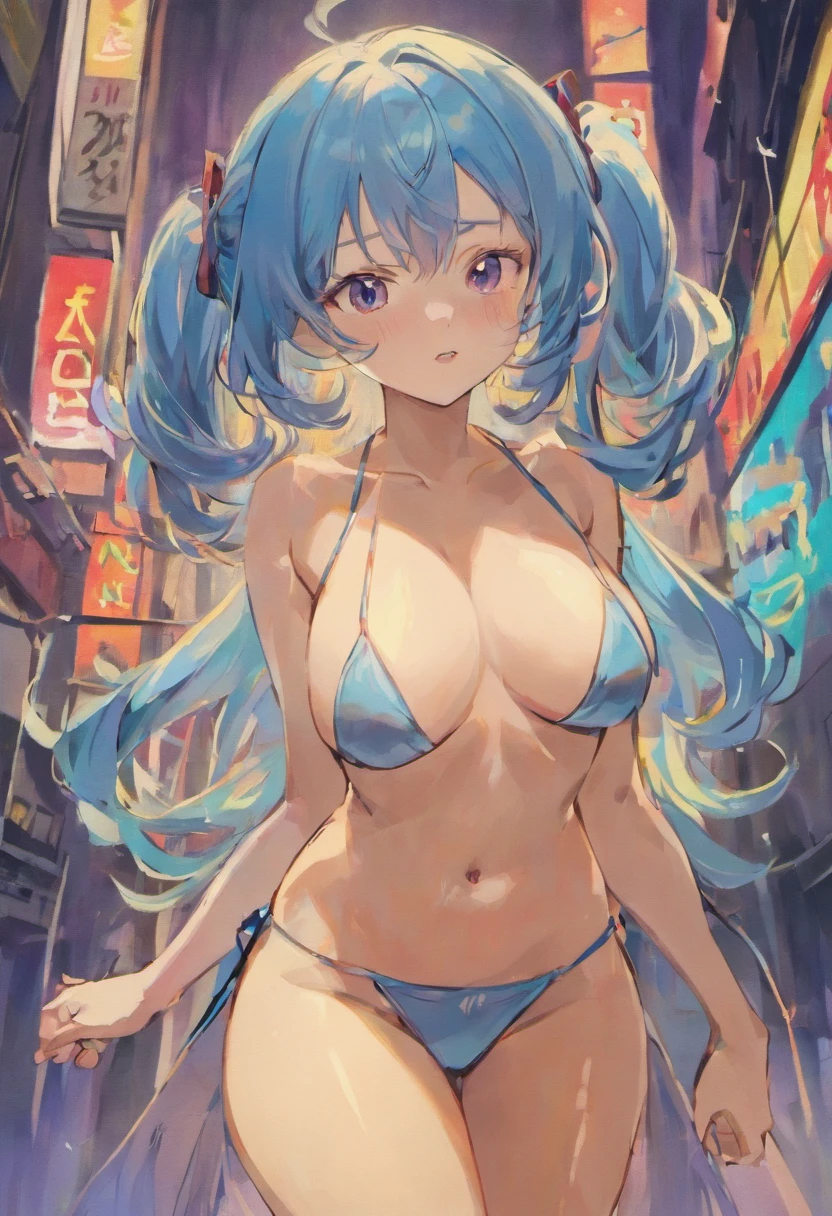 Masterpiece, Best quality, {Best quality}, {{Masterpiece}}, {A high resolution}, Focus, Anime style, Cartoon close-up of a woman, Girl design, No clothing, Gisha, Anime image, Long hair, Black hair, Straight eyes, hair covering ears, Polished and powerful appearance, Exotic, Tall, Huge, cheerful big breasts, No clothing, Colorful, colours