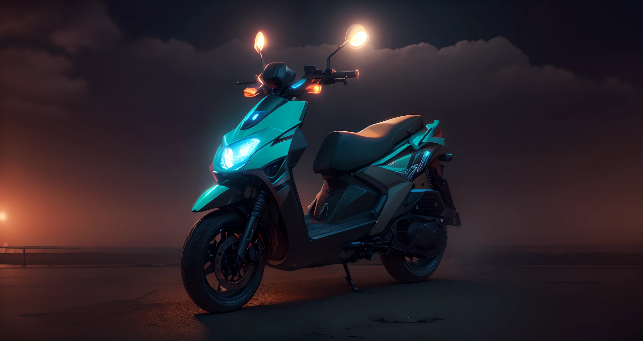 colocar sobre un fondo de ciudad noctura con humo de fondo e iluminacion dramatica, hyper realista