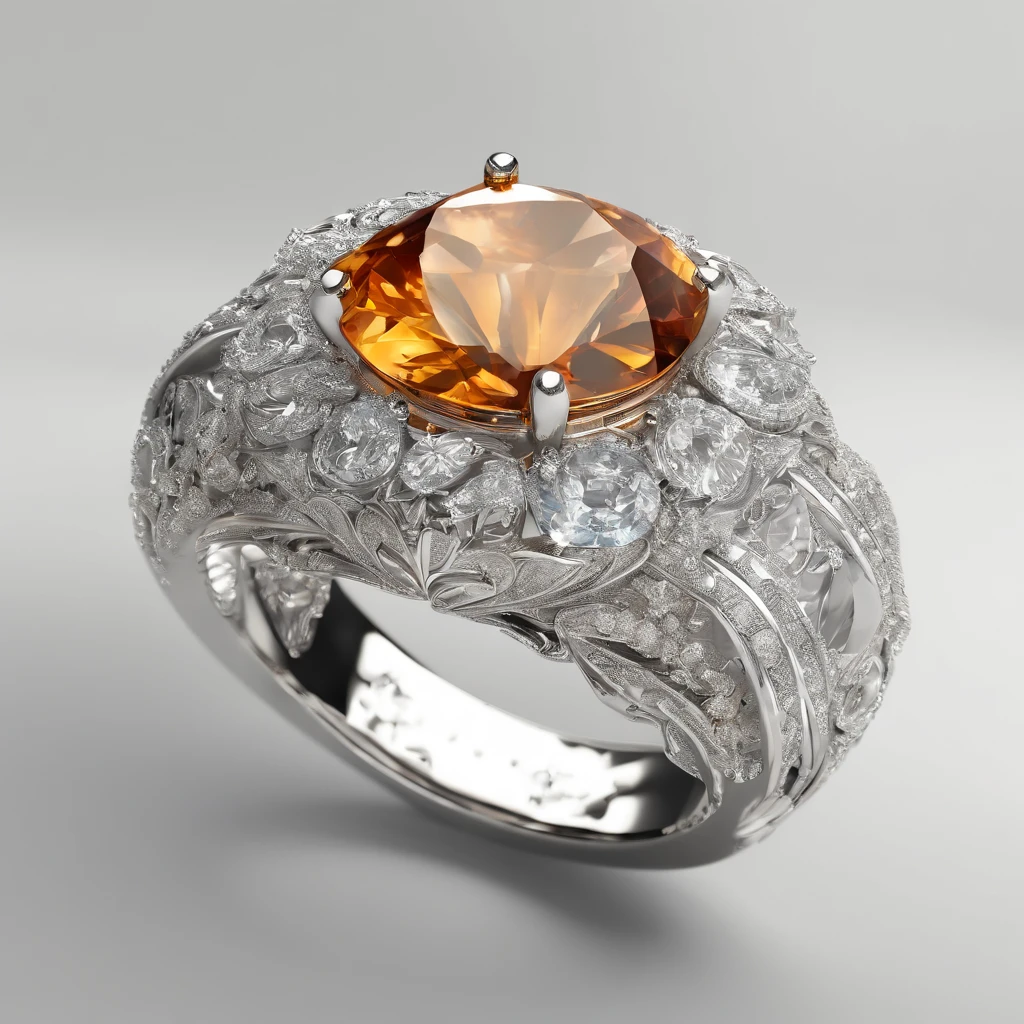 (best quality,4k,8k,highres,masterpiece:1.2),ultra-detailed,(realistic,photorealistic,photo-realistic:1.37),luxurious-inlaid,explosive,rings,enchanting curved shape,symmetrical,classic retro,vintage,bomb ring,luxury,intricate design,detailed carving,precious gemstone center,wealthy and noble identity,wide ring band,statement jewelry,exquisite craftsmanship,expensive,exclusive,highly sought-after,sparkling diamonds,glowing gemstones,elegant,opulent,extravagant,statement piece,showcasing affluence and sophistication,vivid colors,under spotlight lighting