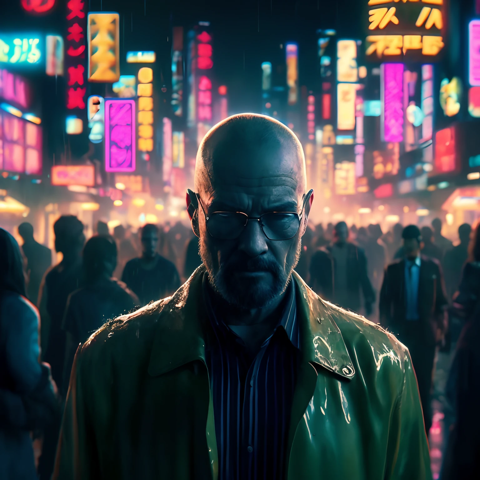 Cyberpunk aesthetics, action movie shot by Kon Satoshi, Very detailed lighting, Dramatic, trending digital art in Artstation 8k HD realistic detailed high definition, detalhado, textura da pele, hiper detalhado, textura de pele realista, melhor qualidade, Ultra alto nada, (fotorrealista: 1.4), alta resolução, detalhado, foto crua, sharp re, por Lee Jeffries Nikon D850 Film Fotografia de Stock 4 Kodak Portra 400 Camera F1.6 Lens Rich Colors Hyper Realistic Texture Dramatic Lighting UnrealEngine trend in ArtStation Cinestill 800