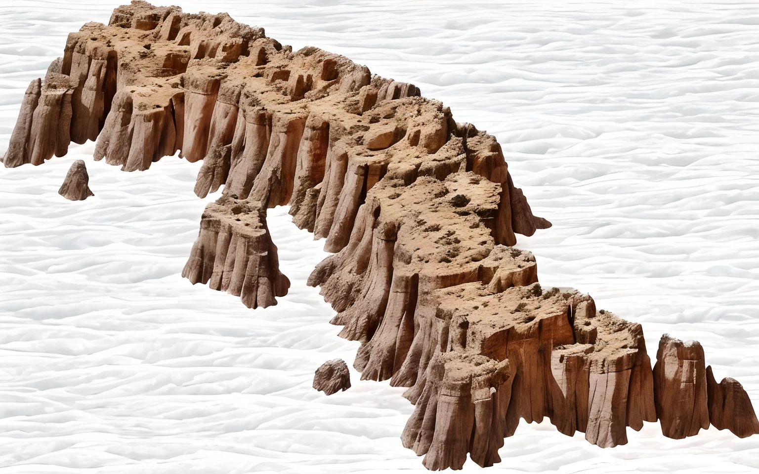 There is a picture of a cliff with a large number of rocks, brown canyon background, canyon background, canyon topography, destroyed mountains, mountainous terrain, rock plateau, extremely detailed rocky crag, rocky cliff, geological strata, top of a canyon, The huge chasm, mountain ranges, Cliff side, rock formations, mountainous terrain, Cave background, Floating mountains