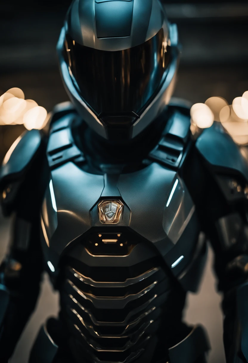 high tech sleek detailed sci fi armor