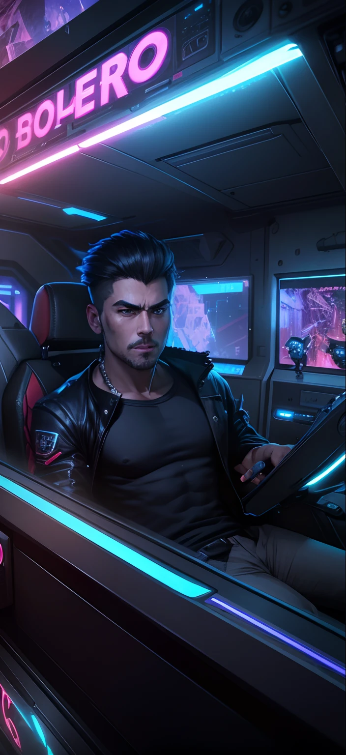 change background cyberpunk handsome boy, Action face, 8k, ultra Action