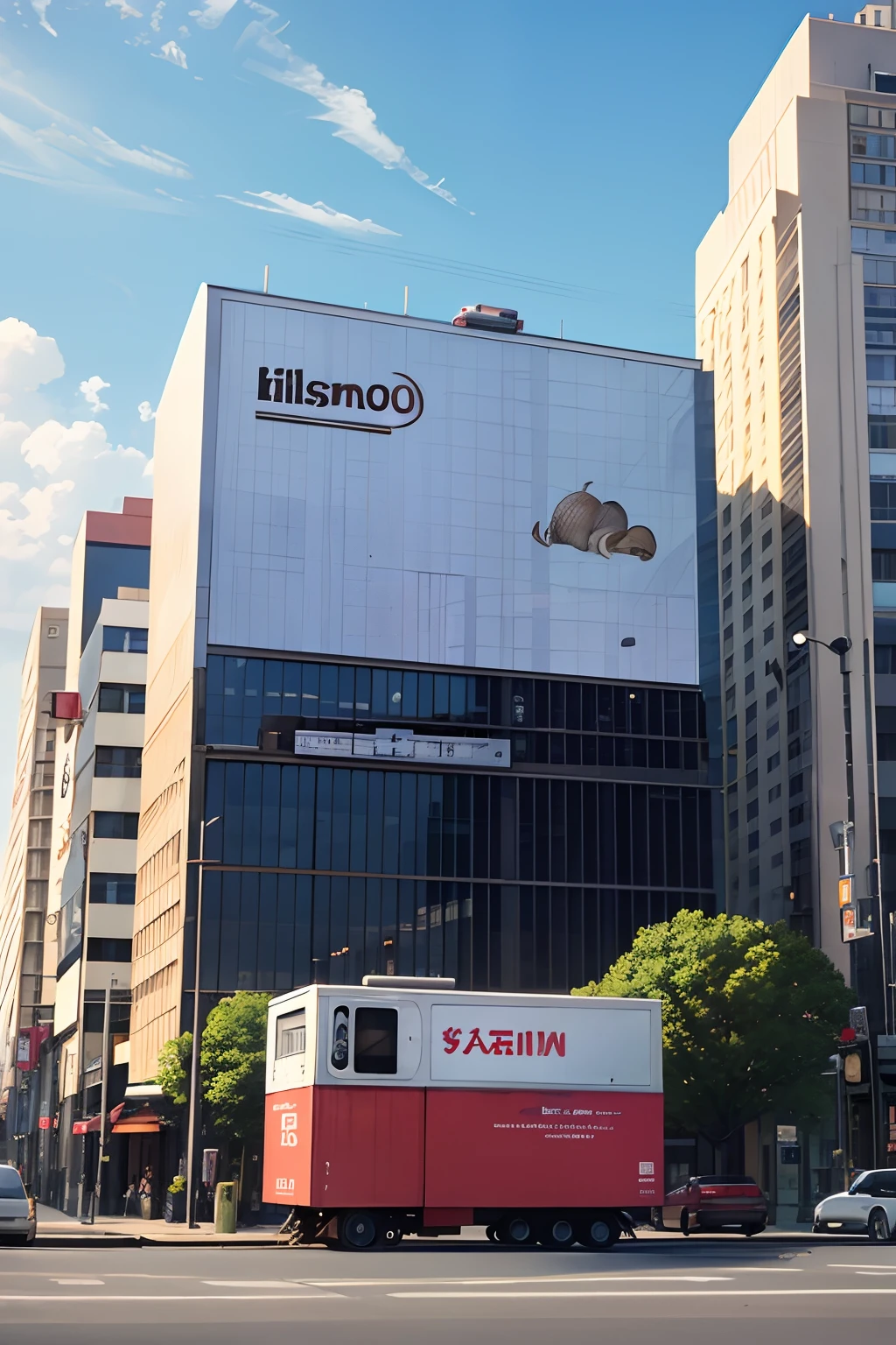 Billboard for small snails