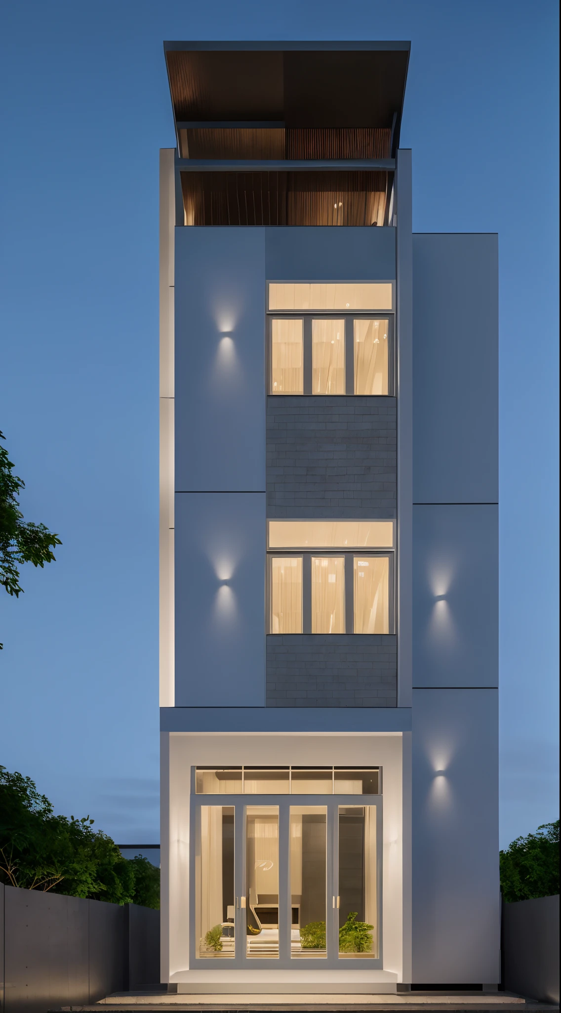 (RAW photo, real, best quality, masterpiece:1.2), (hyper realistic, photo-realistic:1.2), high quality, (daylight:1.2), perfect lighting, sunset shimering inviroment render, hyper detail, DAYLIGHT:1.4
morden house, ((morden minimalist house:1.3))), steel modern gate, dynamicneon light,
