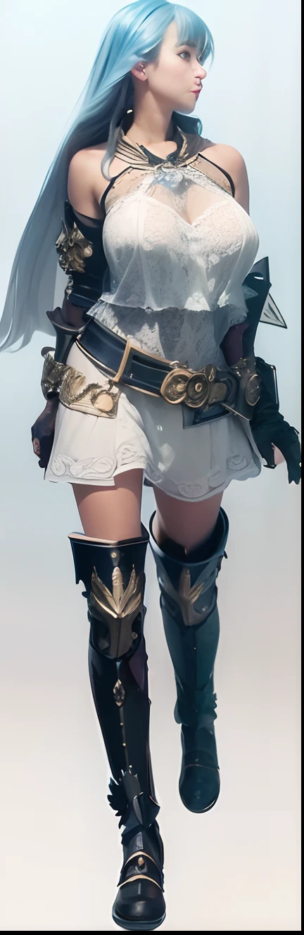 ((Masterpiece, Highest quality)), Detailed face, CharacterDesignSheet, full bodyesbian, Full of details, Multiple poses and expressions, Highly detailed, Depth, Many parts,Beautiful paladin girl,Holding a shield,Extremely beautiful,High Balance, Natural light, Lace,lacepantyhose,starrysky,blue hair,hentail realism, shadowing,character sheets, reference sheet, Standing painting, 8K, Super detail, 1080p, Women's HD,Slim,femele, 16k, A high resolution, Best quality, High quality, Anatomically correct, Masterpiece, ccurate, hyper HD,As graceful as a swan,unreal-engine, Ghibli-like colors, anime big breast, Standing painting, angle of view,Yarn skirt,ssee-through