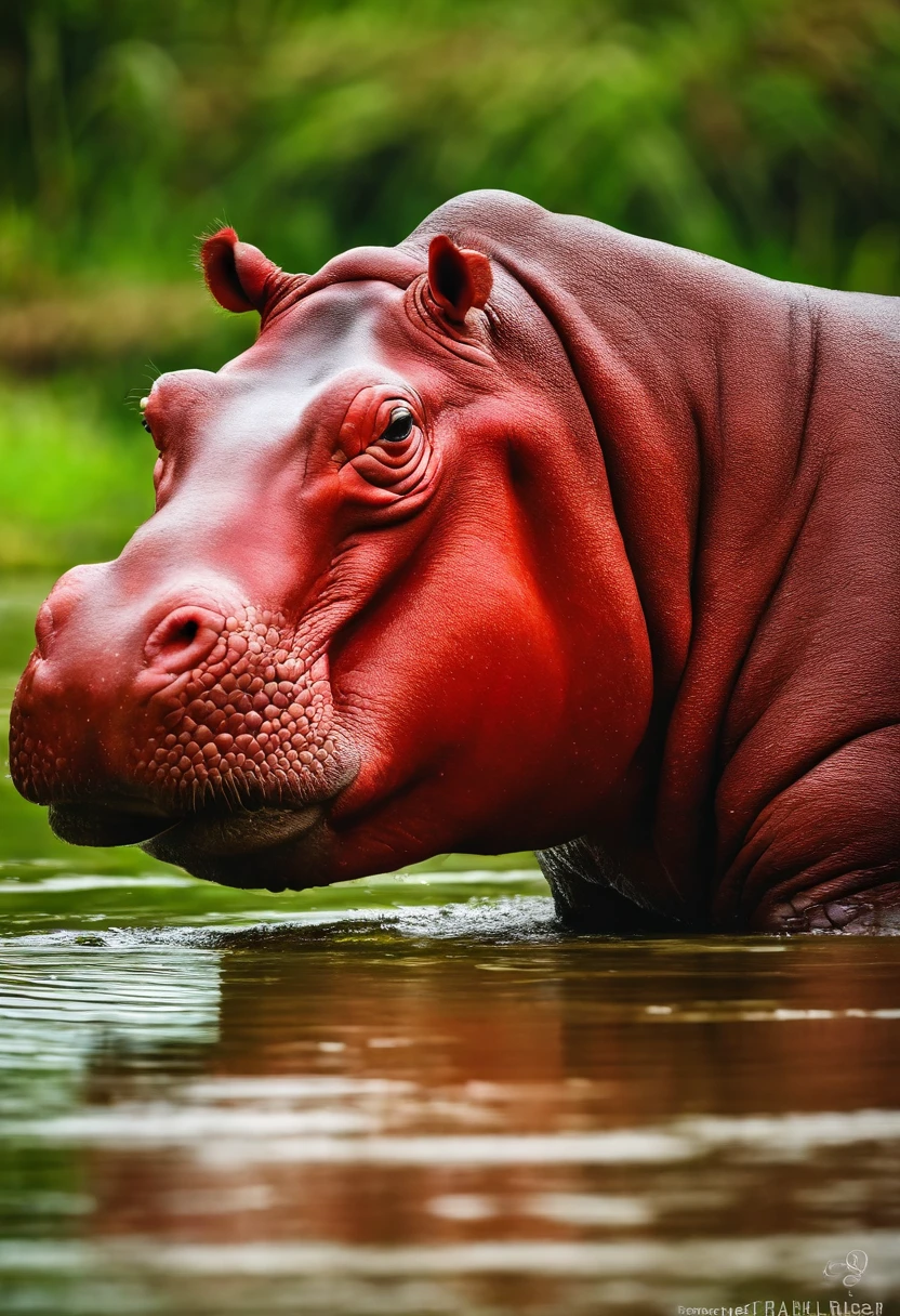 red sweat of hippo