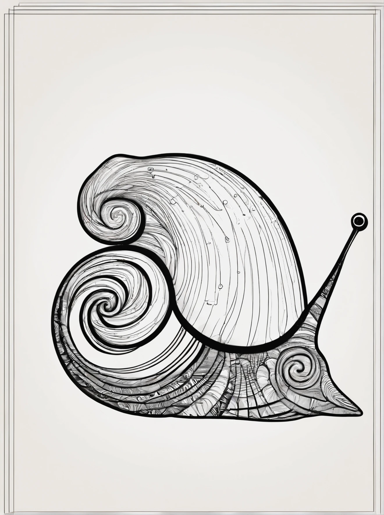 A cute little snail,jewelry,Winding,solid