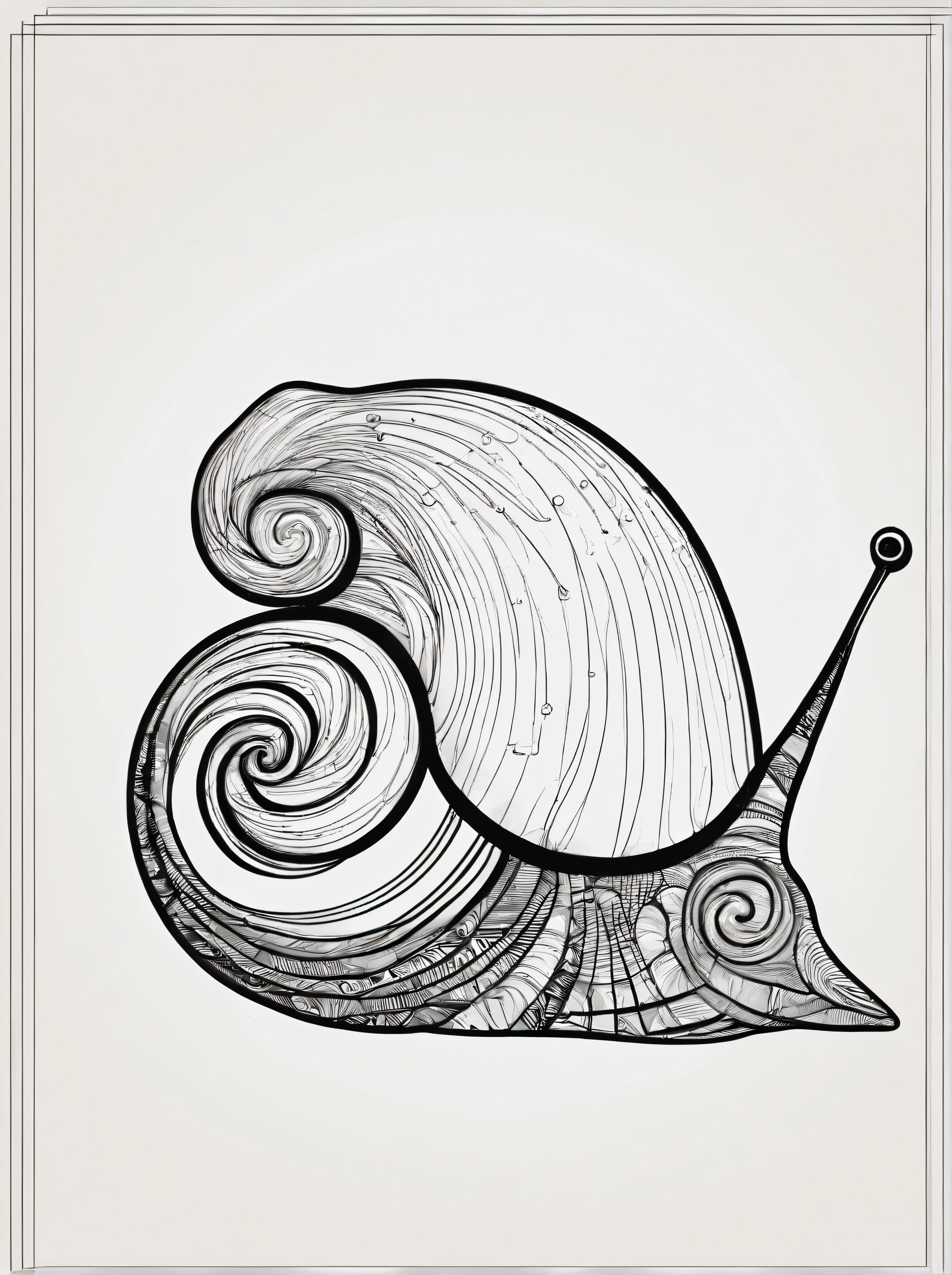 A cute little snail，jewelry，Winding，solid