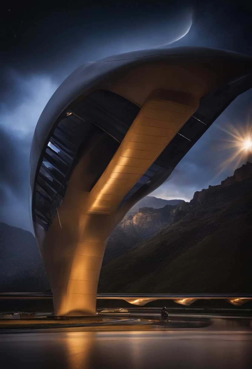 The last selected image gives it a futuristic touch