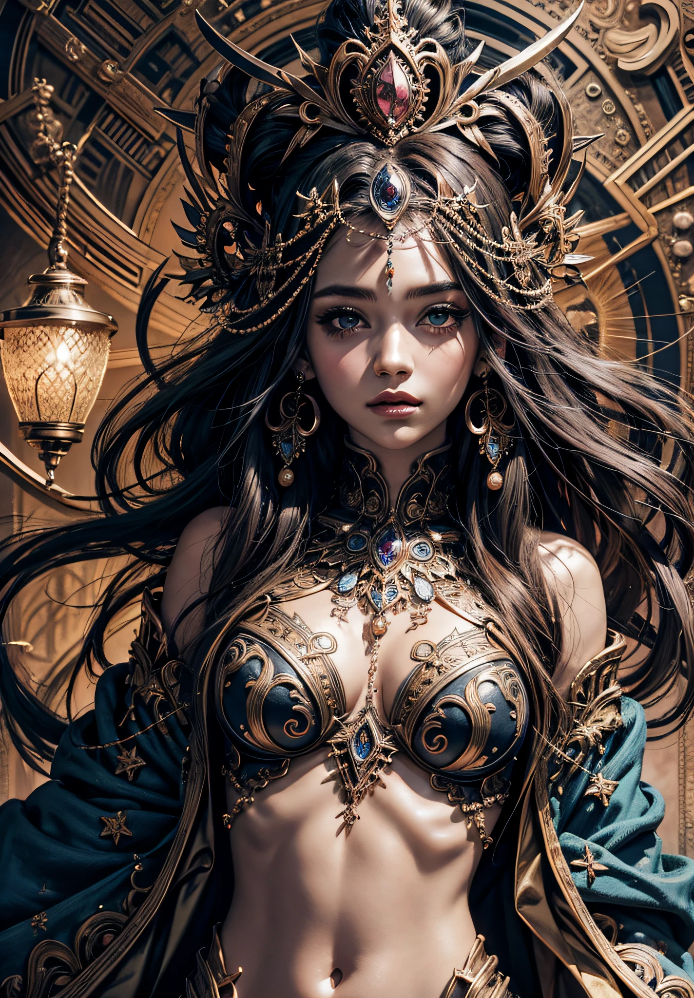 official art, unity 8k wallpaper, ultra detailed, beautiful and aesthetic, High quality, beautiful, masterpiece, best quality, (zentangle, mandala, tangle, entangle:0.6),