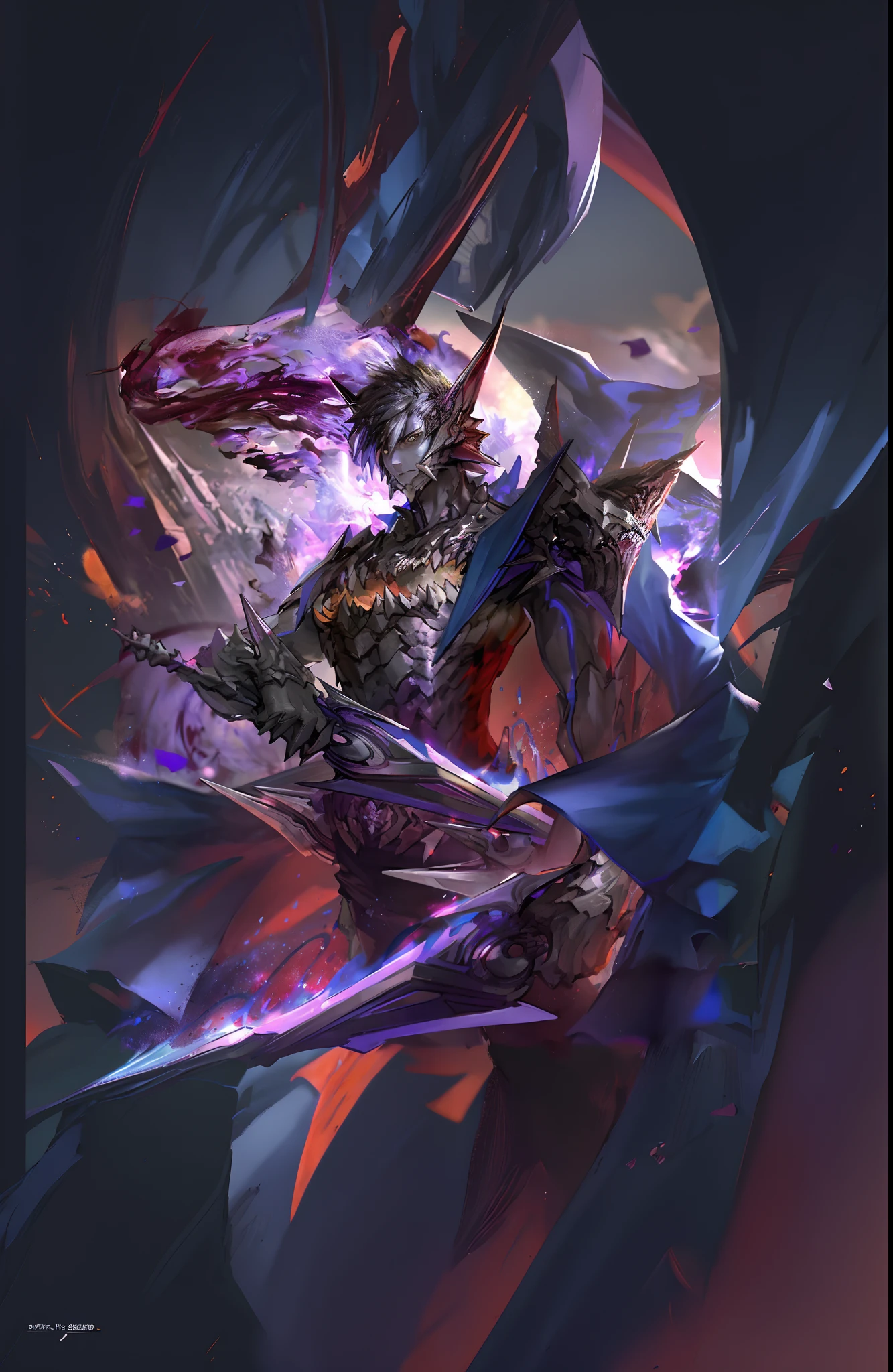 anime big breast, artwork of a, darkside, cavalier, Dark Side Knight, Dark Side Knight, Dark Side Knight, Dark Side Knight, Dark Side Knight, Dark Side Knight, by Yang J, 2. 5 D CGI anime fantasy artwork, Anime epic artwork, Epic fantasy digital art style, Detailed key anime art, epic exquisite character art, author:Shen Zhou