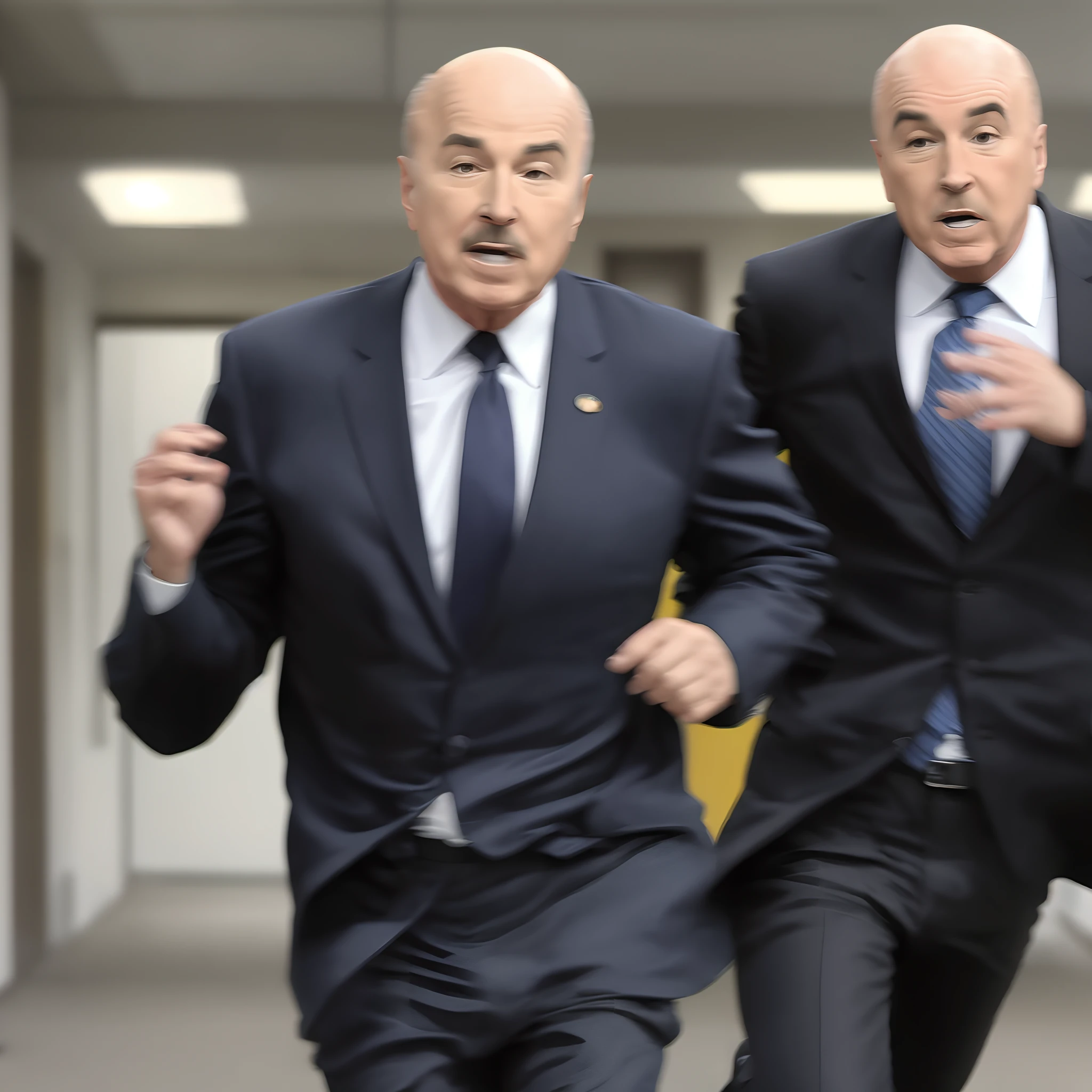 Dr. Phil running at you full speed