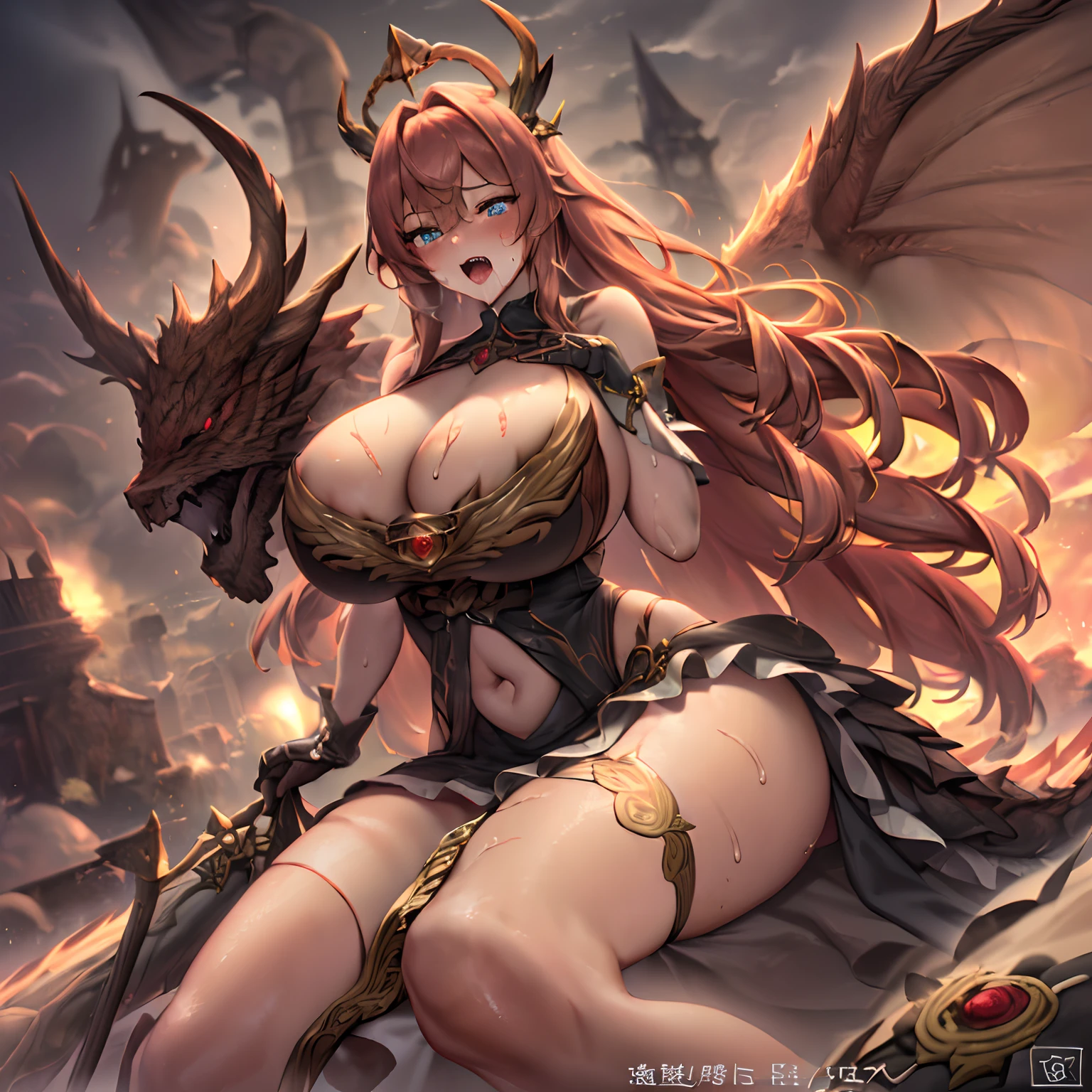 ((Beautiful and well-shaped whole body))((Lower abdomen in women))(beautiful and well-shaped large udder,,,,,,,)(((red blush)))((Painful))(((A face that is holding back peeing to the limit)))((Mouth screaming in pain))((Heavy cloudy mucus dripping from the face))(((a large amount of heavy cloudy mucus dripping all over the body,,,,,,,,,,,,,,,,,)))(((Huge ponytail)))((dishevled hair))(( Turbid liquid gets on the hair))(((Crazy screaming mouth)))(((Very painful)))(((sexually arousing、Mouth of pleasant and crazy screaming)))((Troubled face))((Sinking heavy drool、Unusually painful)(face excited)((Close your eyes tightly) drip a large amount of heavy turbid mucus,,,,,,,)Dynamic series of drawings showing silver-haired and blue-eyed warrior girl., 8K, 超A high resolution, ultra-detailliert, hard disk,(well designed face), Amazing face, (super detailed), Beautiful eyes, Soft lighting,, Outdoors, A city scape,, urushisato,1980s,, Beautiful detailed eyes,Mechanical parts, Asymmetrical hair,thigh highs, latex suit,cleavage,ung aristocratic maid woman)((Black ruffled maid outfit with luxurious embroidery))((Heavy drool))((Very angry look))((red blush))((Painful and troubled face))((The face of suffering and perseverance))((Heavy sweat on the face,)((Heavy sweat spreading all over the body)))Girl with a troubled face、nightcity、Sateen、Kimono without sleeves、A dark-haired、Holding a weapon with blood on it、Looking at the camera、Cherry blossoms are dancing,Unusually resistant、red blush、shrine maiden、valkyrie、Angel wings、a navel、sideboob barbosa、with an intricate、Particles of light、thighs thighs thighs thighs、shinny skin、Perfect litthing、1girl in、looking at the viewers、Winged headgear、pelvis curtain、A smile、(masterpiece)、(top-quality)、tiny chest、Porcelain Skin、Very long hair、hair wavy、Royal sister,femele,A queen,putting on a crown,There are a lot of golden lightning around,sitting in a throne,Bangs cover the eyes,Black Suspender Socks,Black Lace Top,,High jump,Grab Erlang's leg