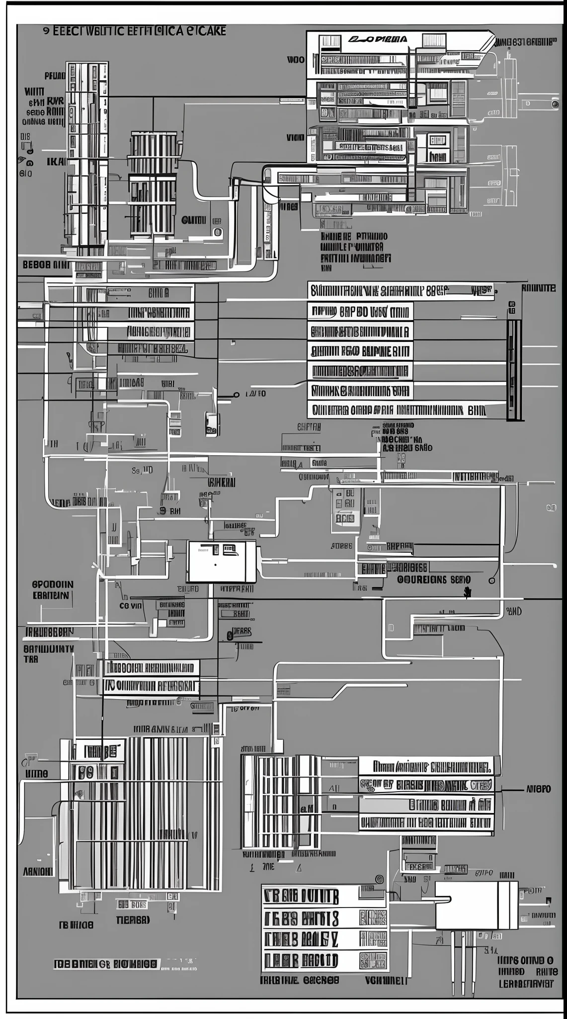 hight resolution、Electrical wiring diagram of a car
