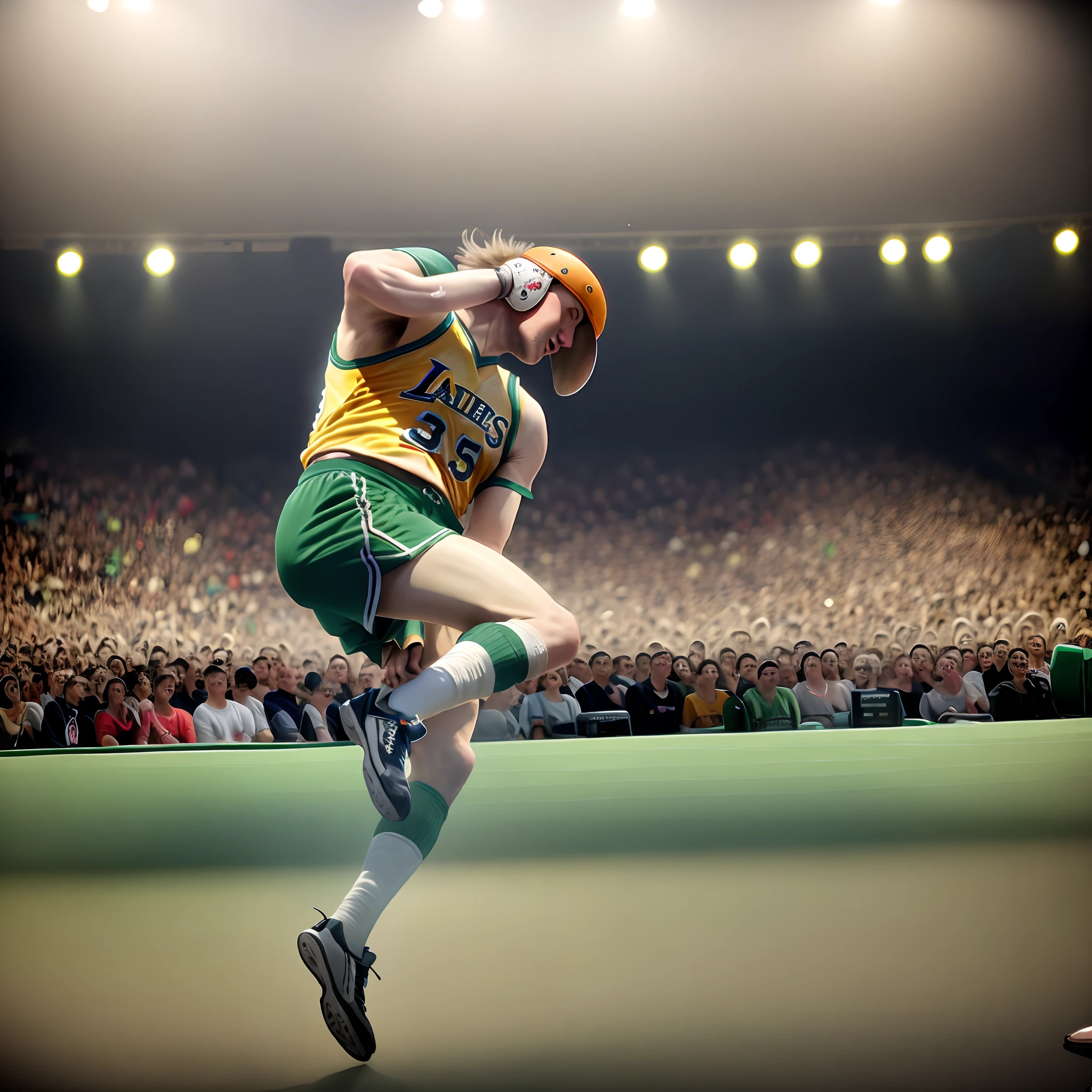 Larry bird at a concert