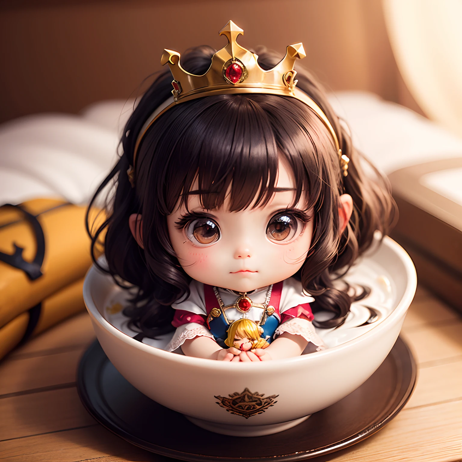 masterpiece、top-quality、ultra-detailliert、(Chibi Chara Princess:1.2)、The Princess Who Never
Smiled