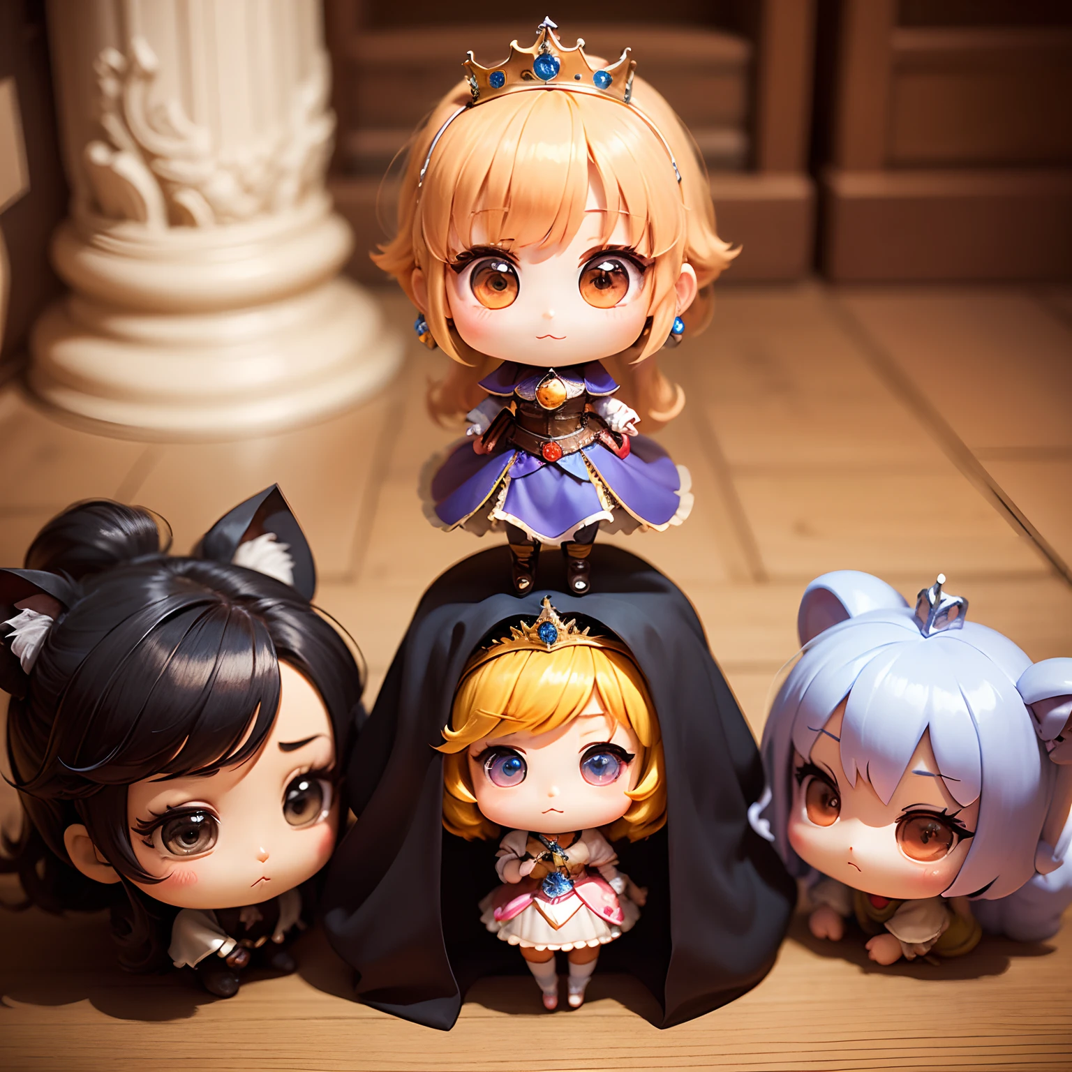 ​masterpiece、top-quality、ultra-detailliert、(Chibi Chara Princess:1.2)、The Princess Who Never
Smiled