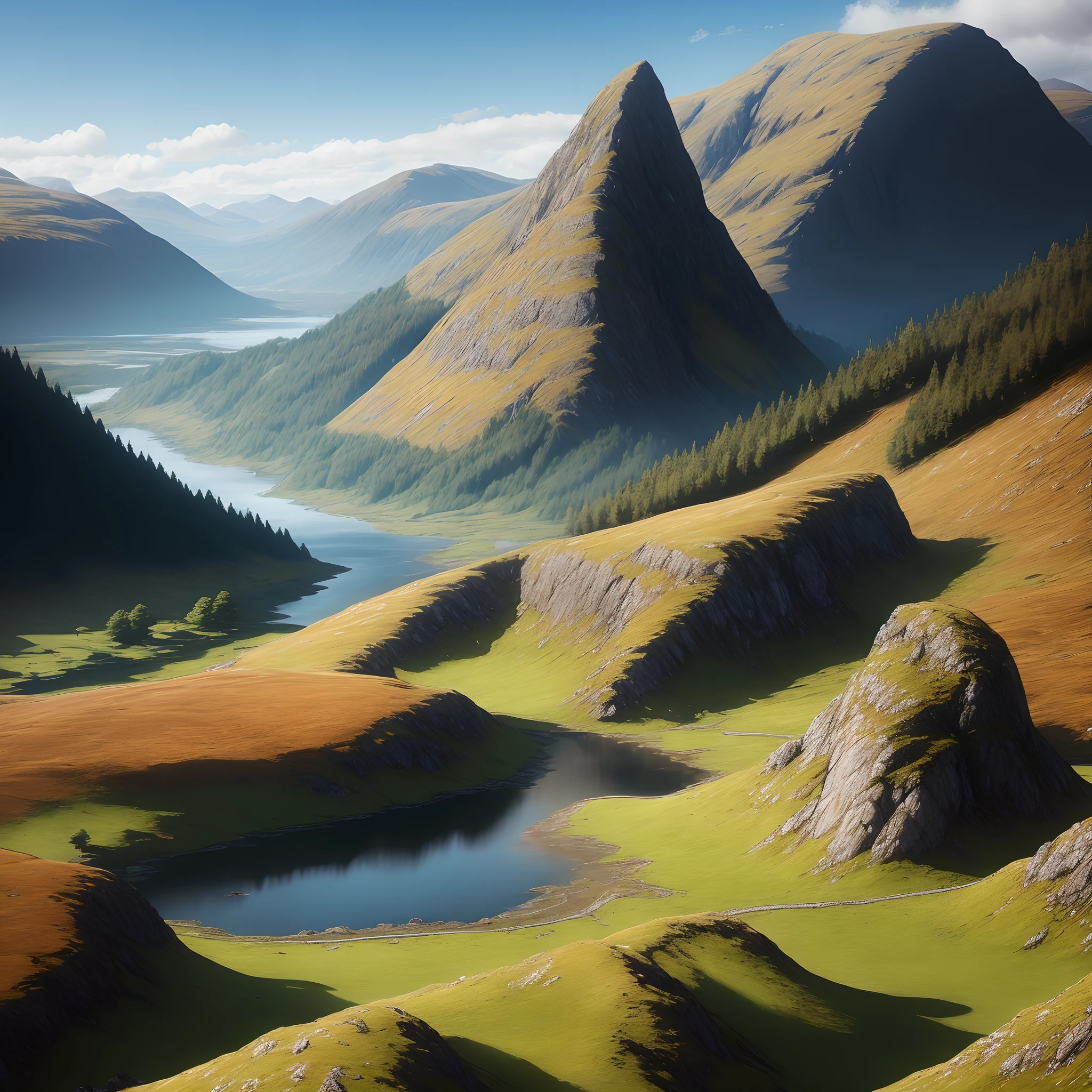 Peaceful highlands