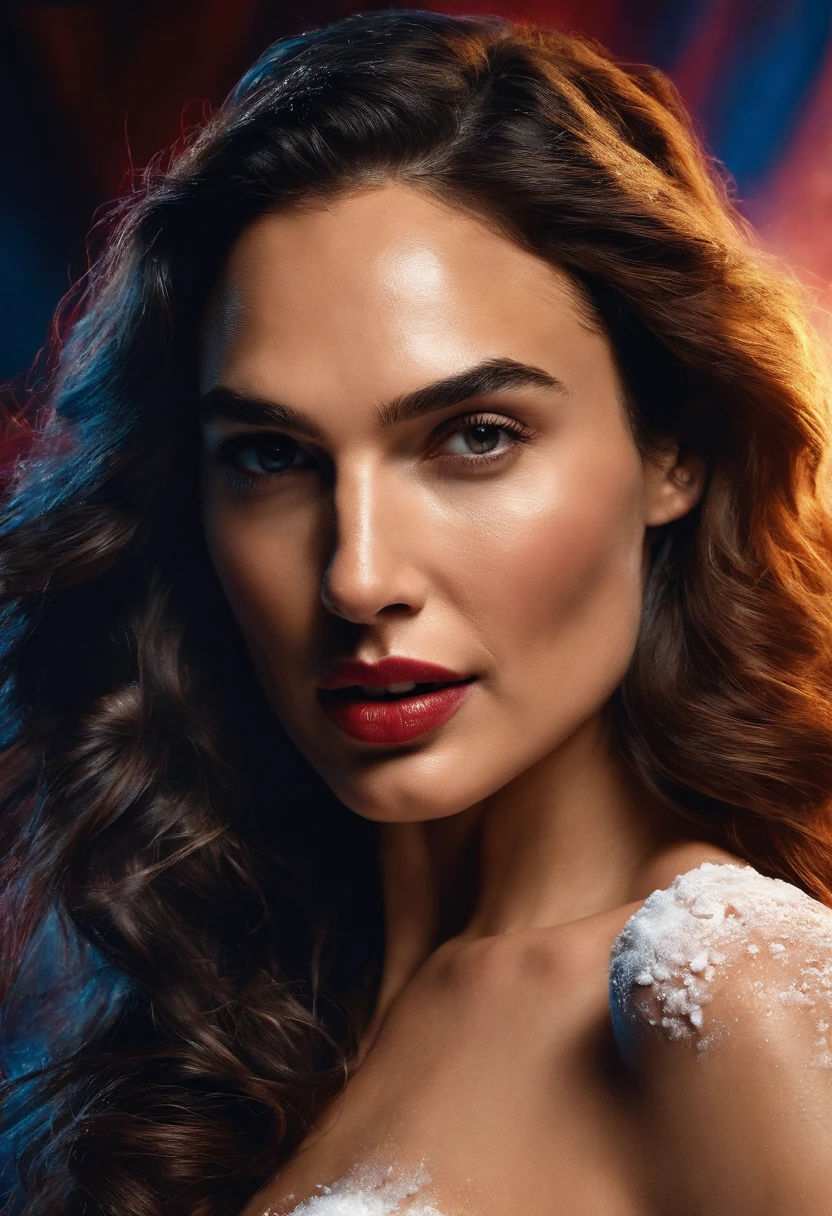Gal Gadot nude covered in Whipped cream