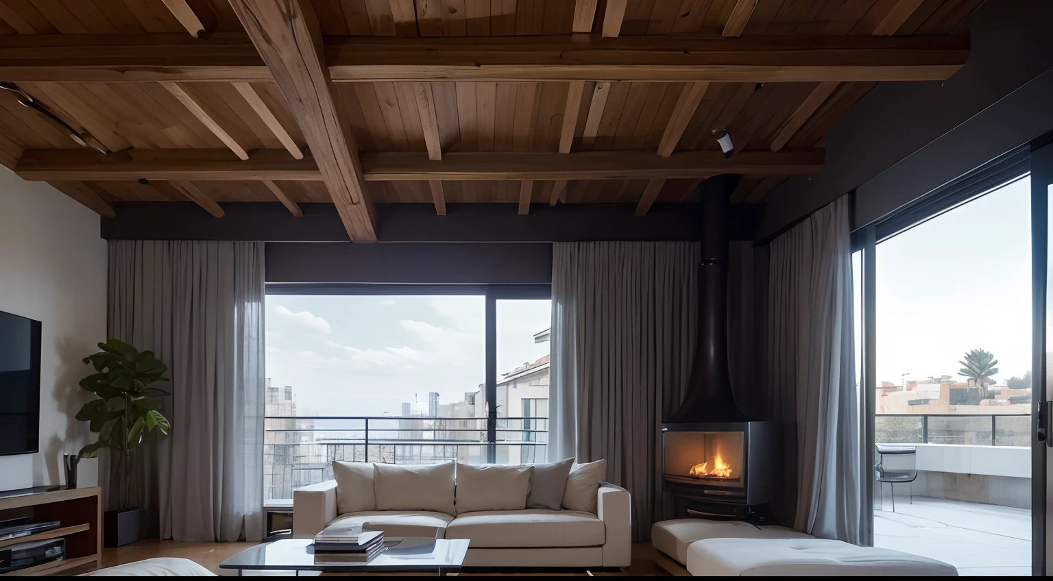 A cozy living room, with minimalistic designing, modern house, Modern architecture, or modernist architecture, was an architectural movement or architectural style based upon new and innovative technologies of construction, particularly the use, Antoni Gaudi designs, ultra realistic, Shegiru Ban archetecture style