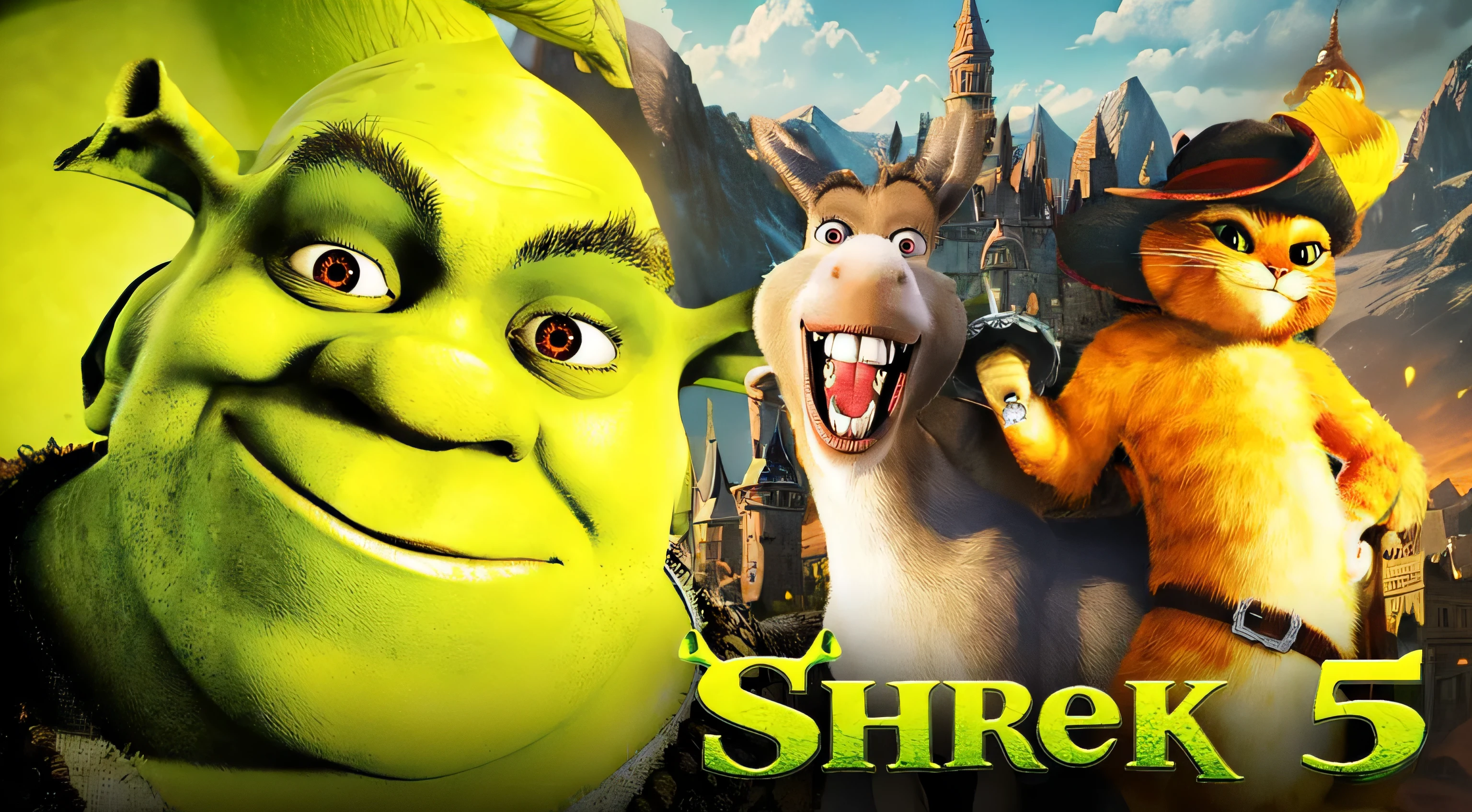 shrek 5 movie, background, kingdom so far away