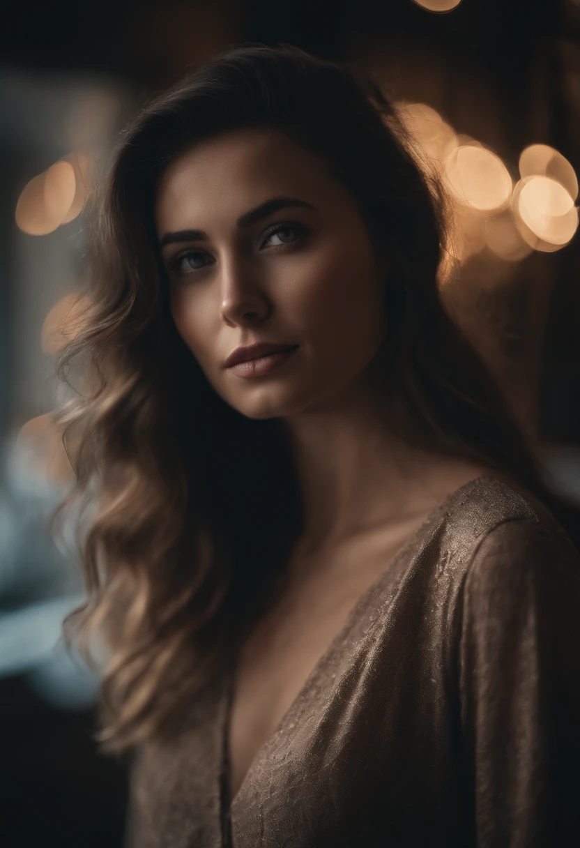 Portrait of model girl