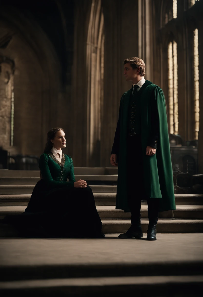 Hope Mikaelson Slytherin as Couple with Regulus Black Faceclaim Thimothee Chalamét at Hogwarts